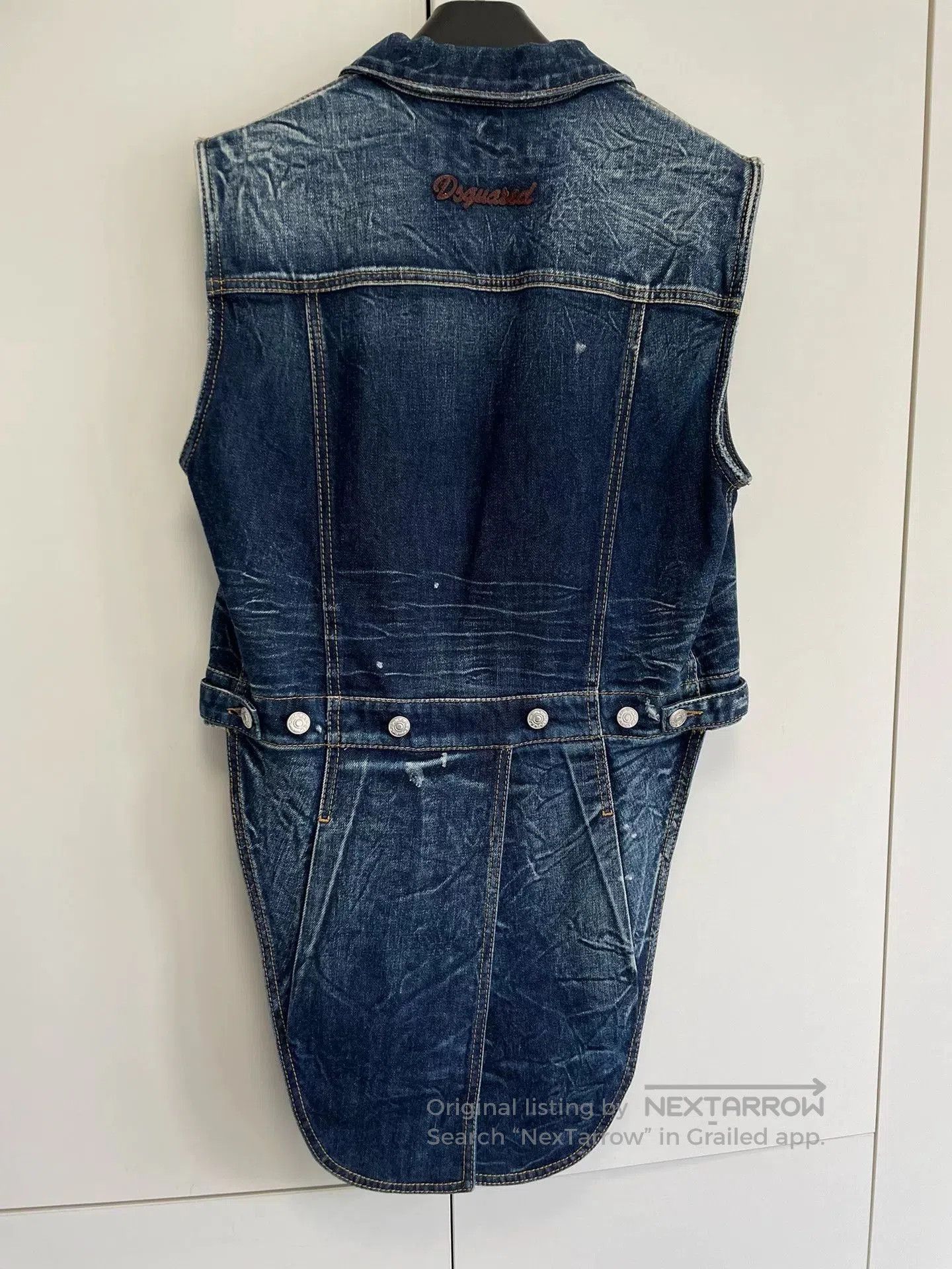 Dsquared2 DSQUARED2 Tuxedo Design Denim Vest. Size US S / EU 44-46 / 1 - 7 Thumbnail