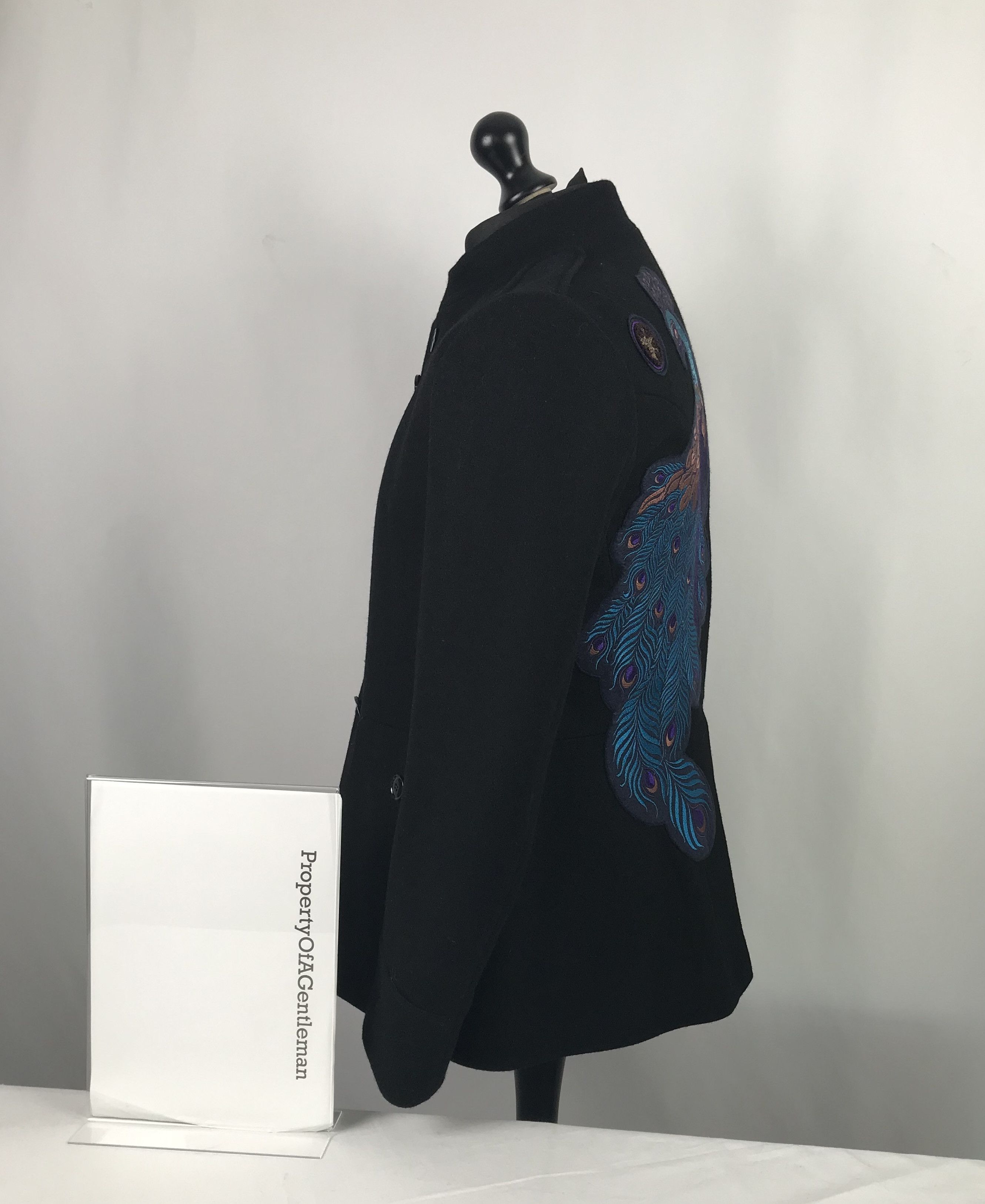 Dries Van Noten Peacock Military Jacket Size 52R - 4 Thumbnail