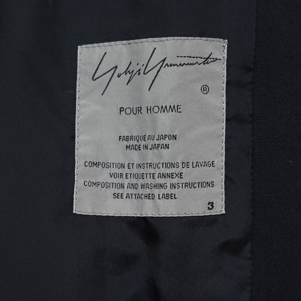 Yohji Yamamoto Yohji Yamamoto pour homme/17AW Stand Collar Long Jacket Size US L / EU 52-54 / 3 - 6 Thumbnail
