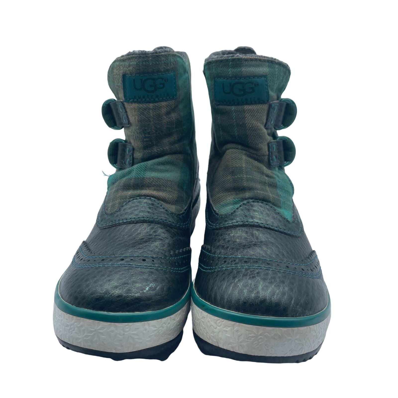 Ugg UGG Marais Waterproof Ankle Boot Green Plaid Womens Size 5 Size US 5 / IT 35 - 2 Thumbnail