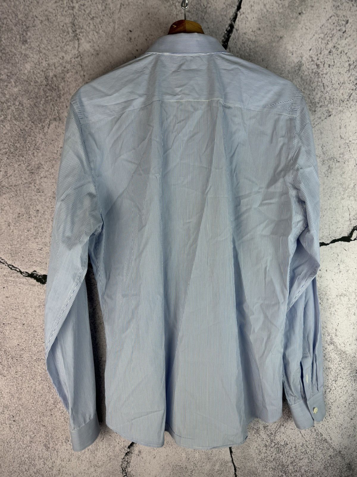 Prada Prada Striped Formal Shirt Button Oxford Size US L / EU 52-54 / 3 - 2 Thumbnail