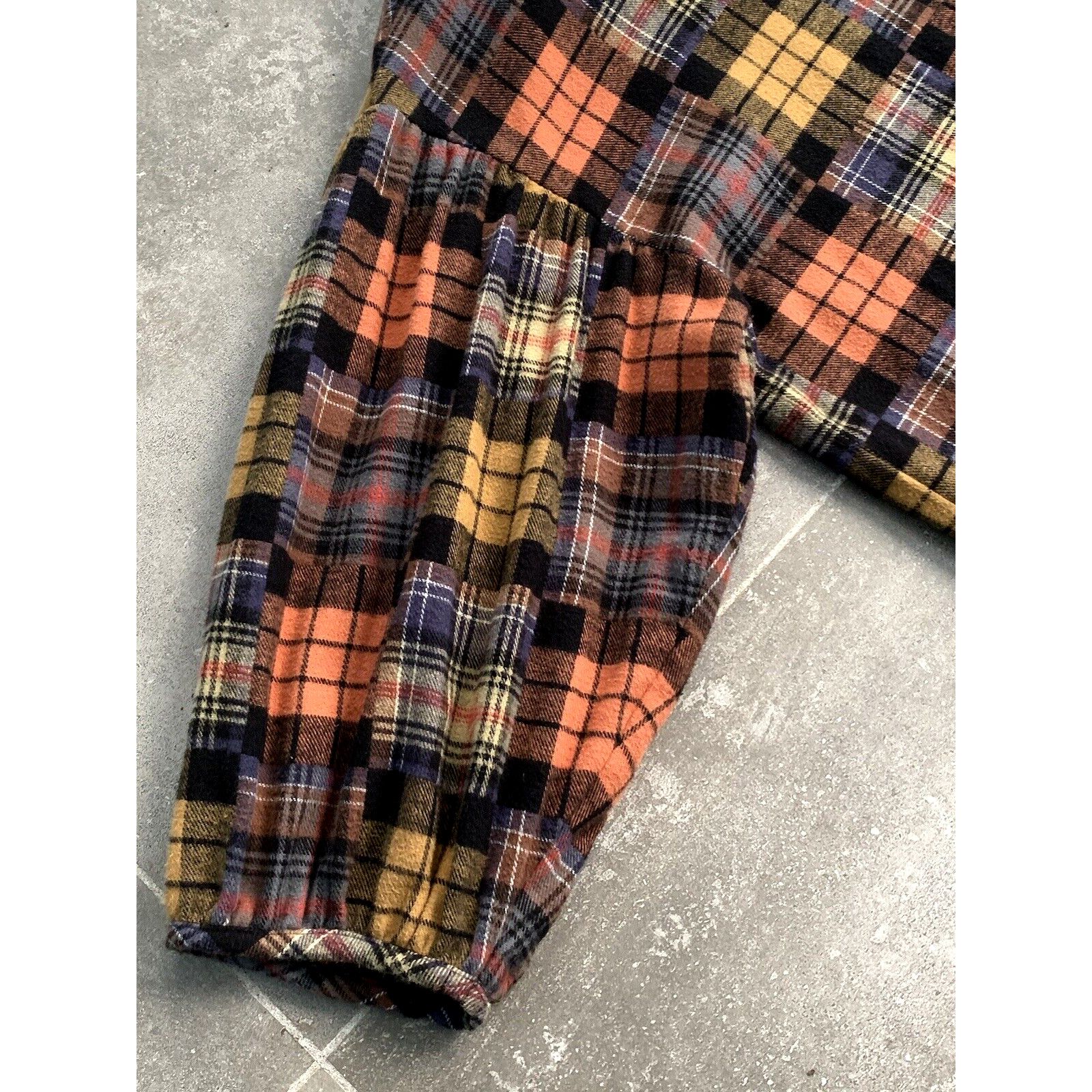 Designer × YMC OVERSIZED Womens YMC Ballon Sleeves Checked Dress Tunic SZ M Size M / US 6-8 / IT 42-44 - 17 Thumbnail