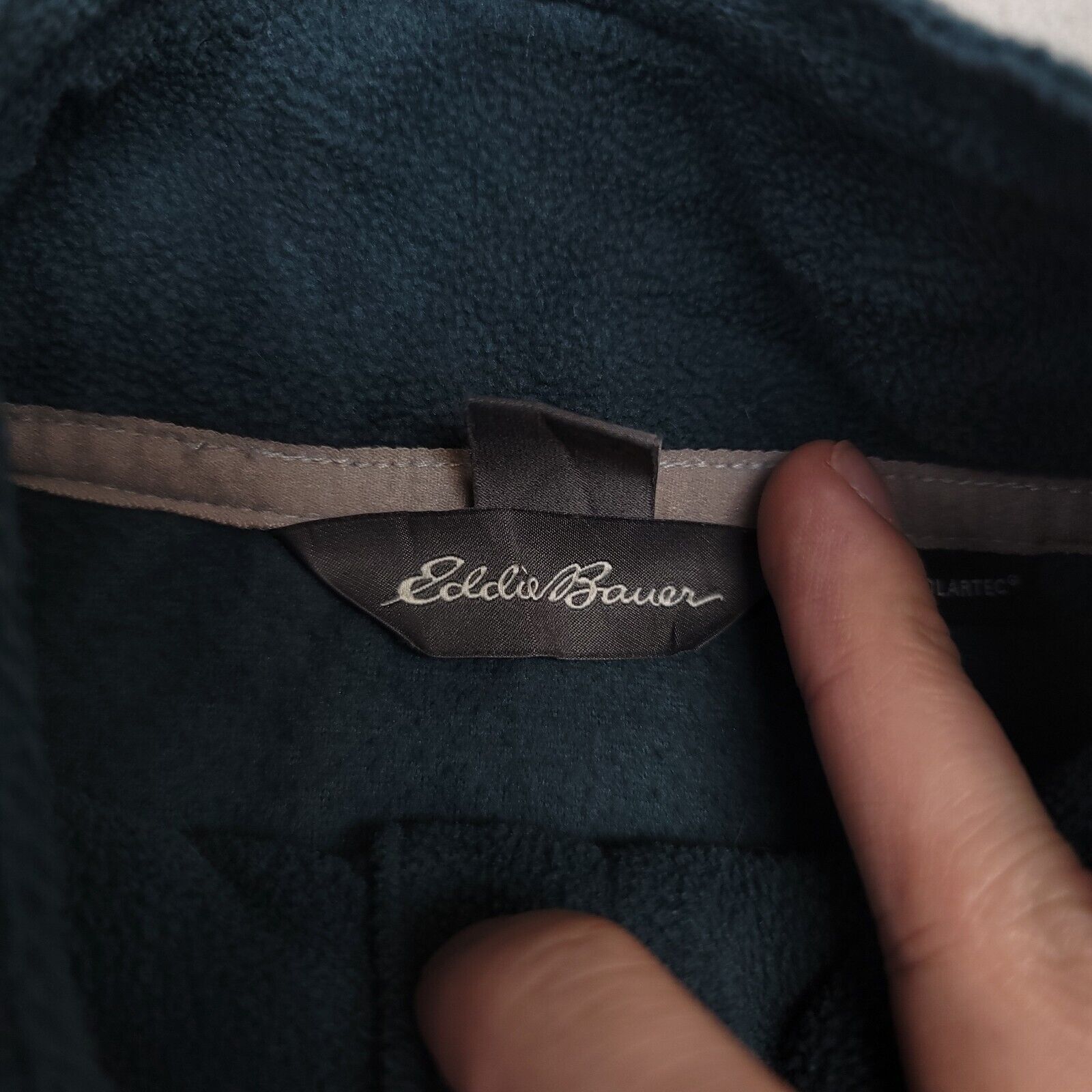 Eddie Bauer Eddie Bauer 1/4 Zip Up Pullover Jacket Womens Size L Blue Size L / US 10 / IT 46 - 4 Thumbnail