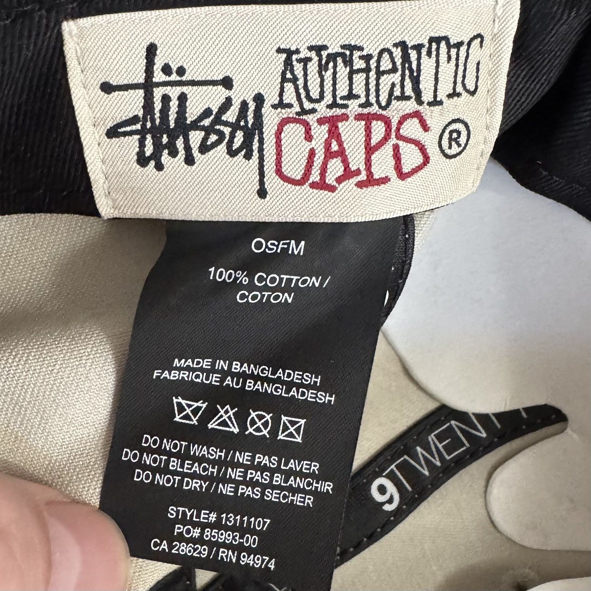 Stussy Stussy New Era 9Twenty Basic Strapback Stone Size ONE SIZE - 6 Thumbnail