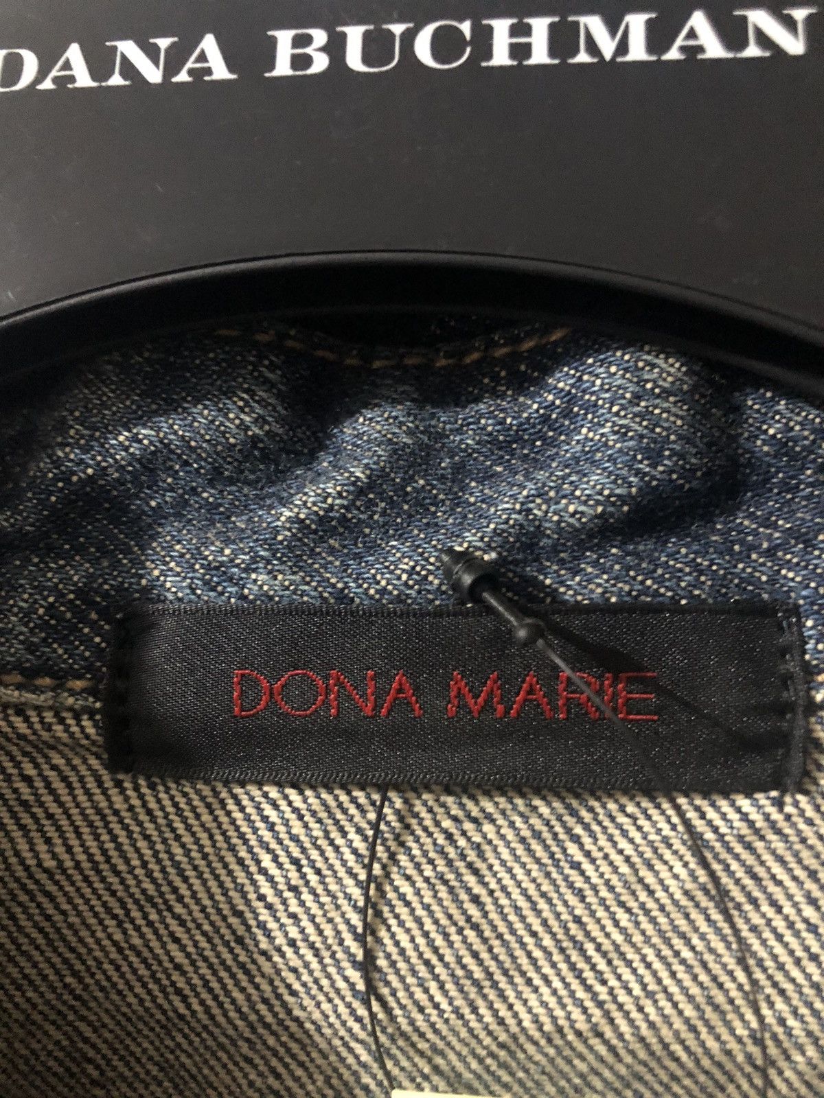 Japanese Brand DENIM JACKET x DONA MARIE BLUE DENIM Size XXS / US 00 / IT 34 - 2 Thumbnail