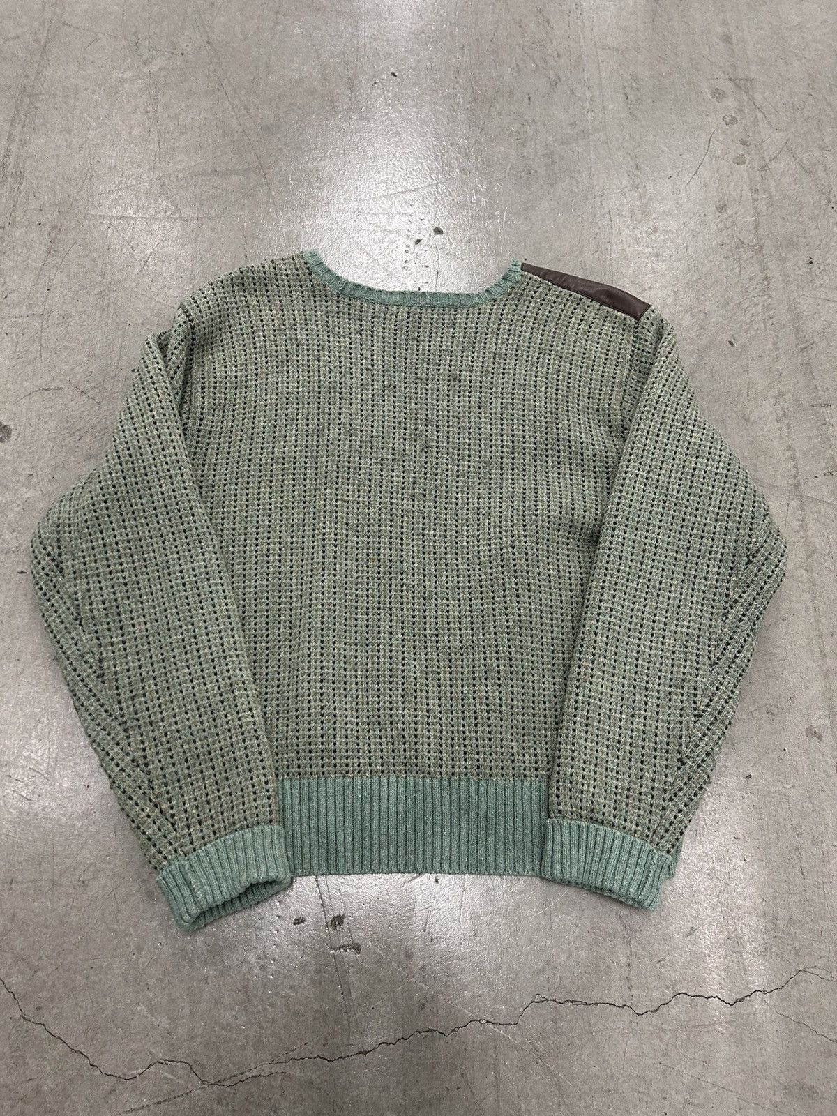 Polo Ralph Lauren Ralph Lauren Patch Work Faux Leather Sweater XL Size XL / US 12-14 / IT 48-50 - 6 Thumbnail