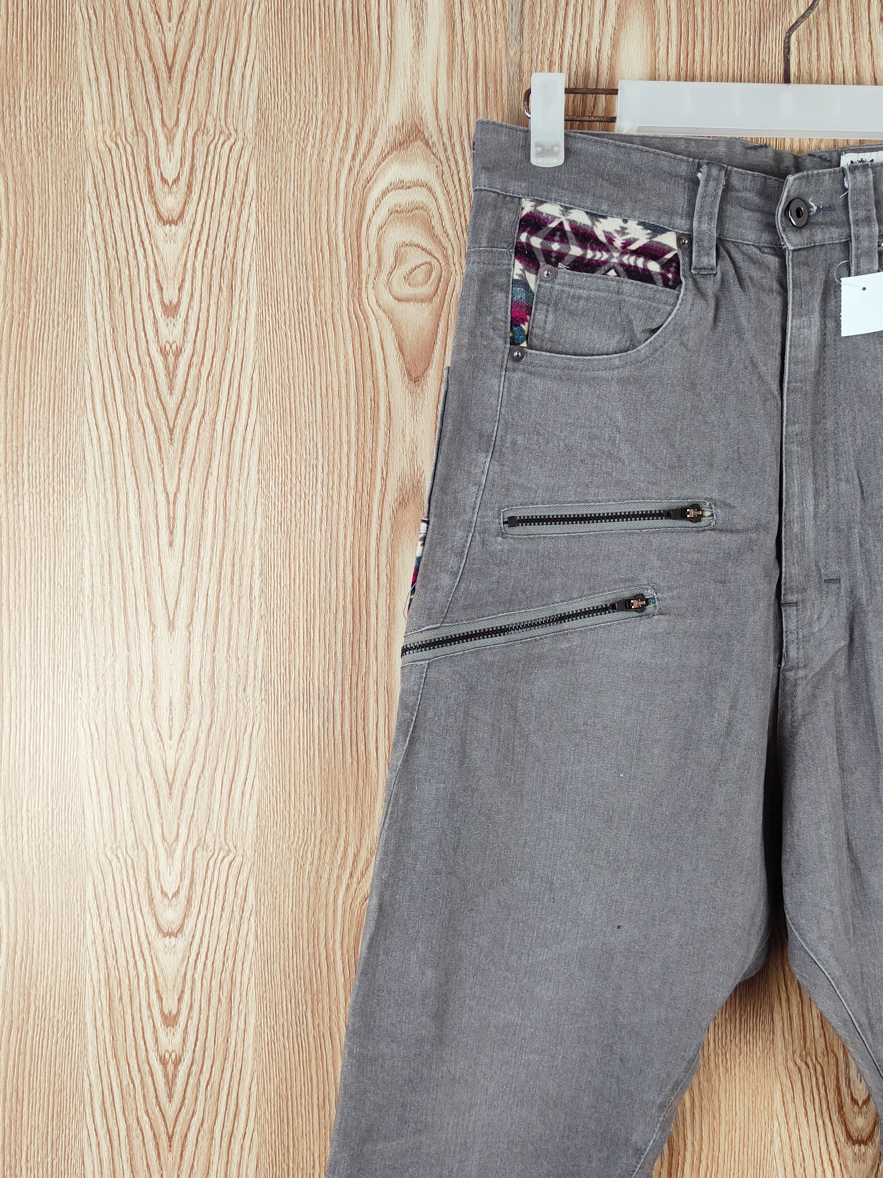 Japanese Brand Upstart Gray Multipocket Casual Pants #W834 Size US 30 / EU 46 - 3 Thumbnail