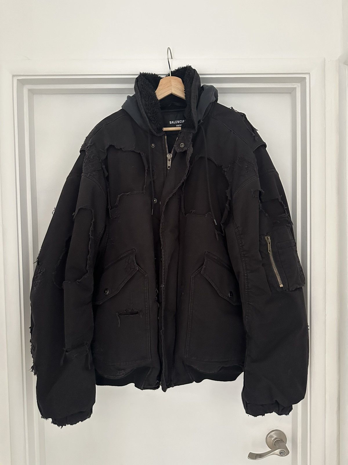 ジャケット・アウター balenciaga nicolas ghesquiere hood coat Balenciaga Puffer Jacket with Hood - Balenciaga By Nicholas