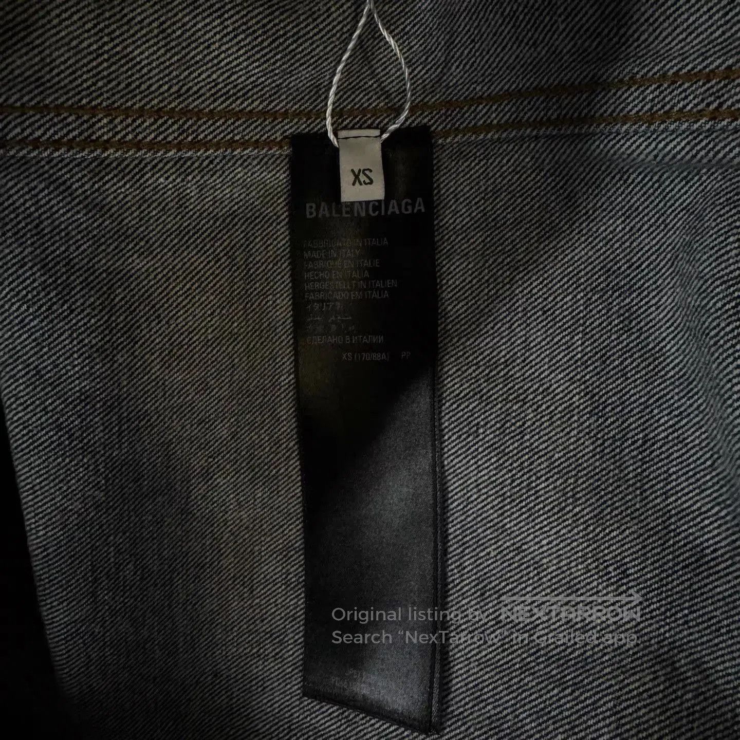 Balenciaga Blue Denim Sleeveless Button. Size US XS / EU 42 / 0 - 3 Thumbnail