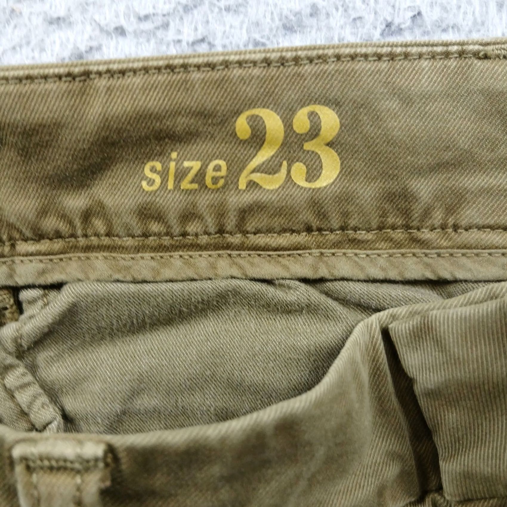J.Crew J. Crew Sammie Chino Pants Crop Slim Kick Flare Green Womens 23 NWT Moss Size 40" / US 18 - 4 Thumbnail