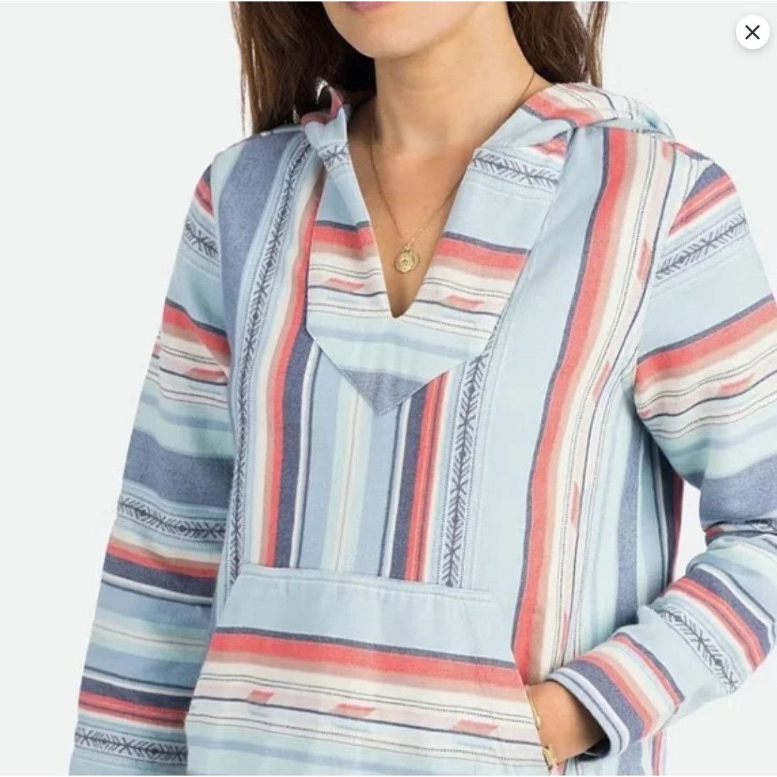 Faherty NWT Faherty Baja Sierra Paradise Hooded Pullover Top Tunic W Size S / US 4 / IT 40 - 12 Thumbnail