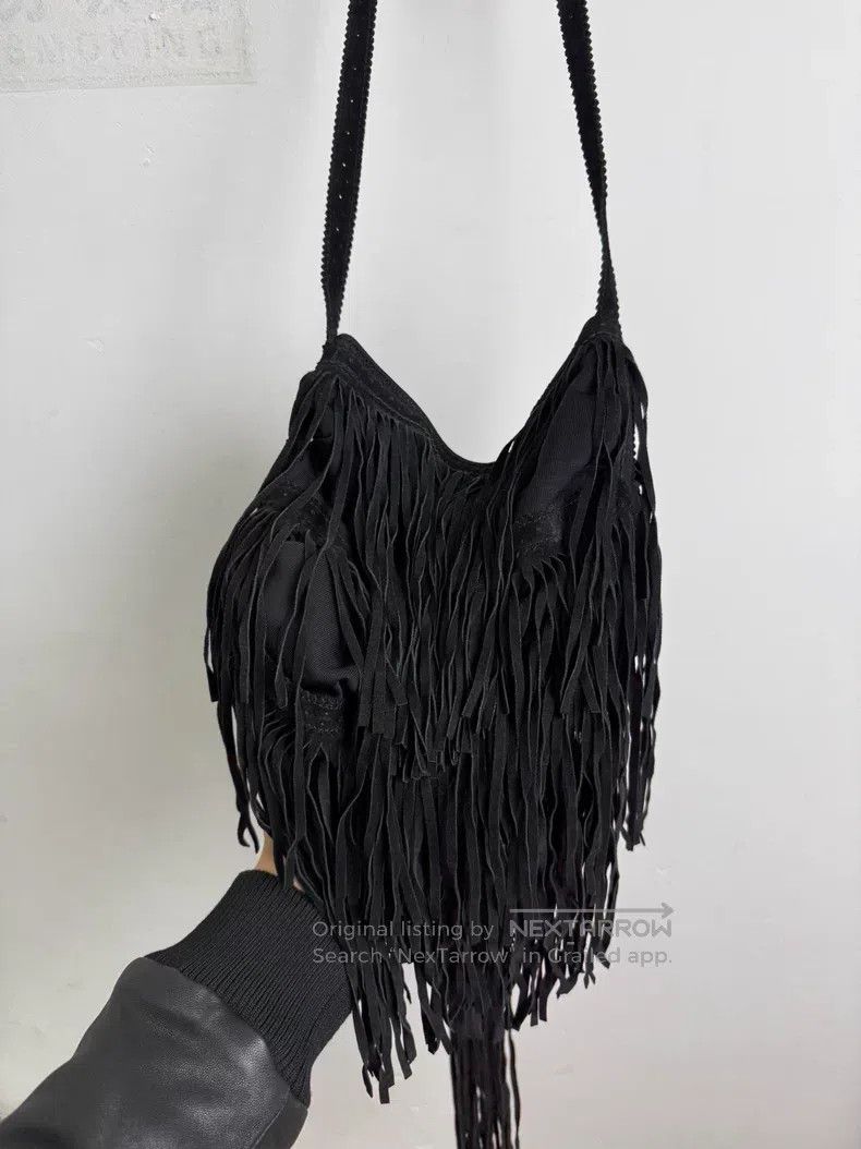 Jean Paul Gaultier Jean Paul Gaultier Suede fringed crossbody bag Size ONE SIZE - 4 Thumbnail