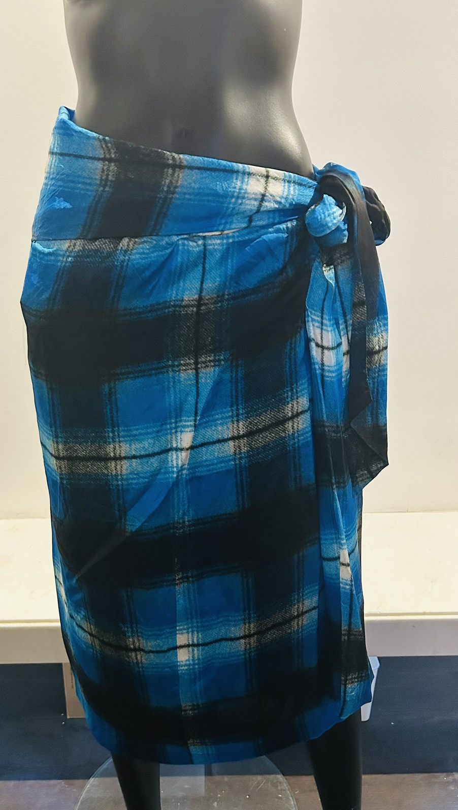 Dries Van Noten Dries van noten blue plaid skirt. Size 28" / US 6 / IT 42 - 12 Thumbnail