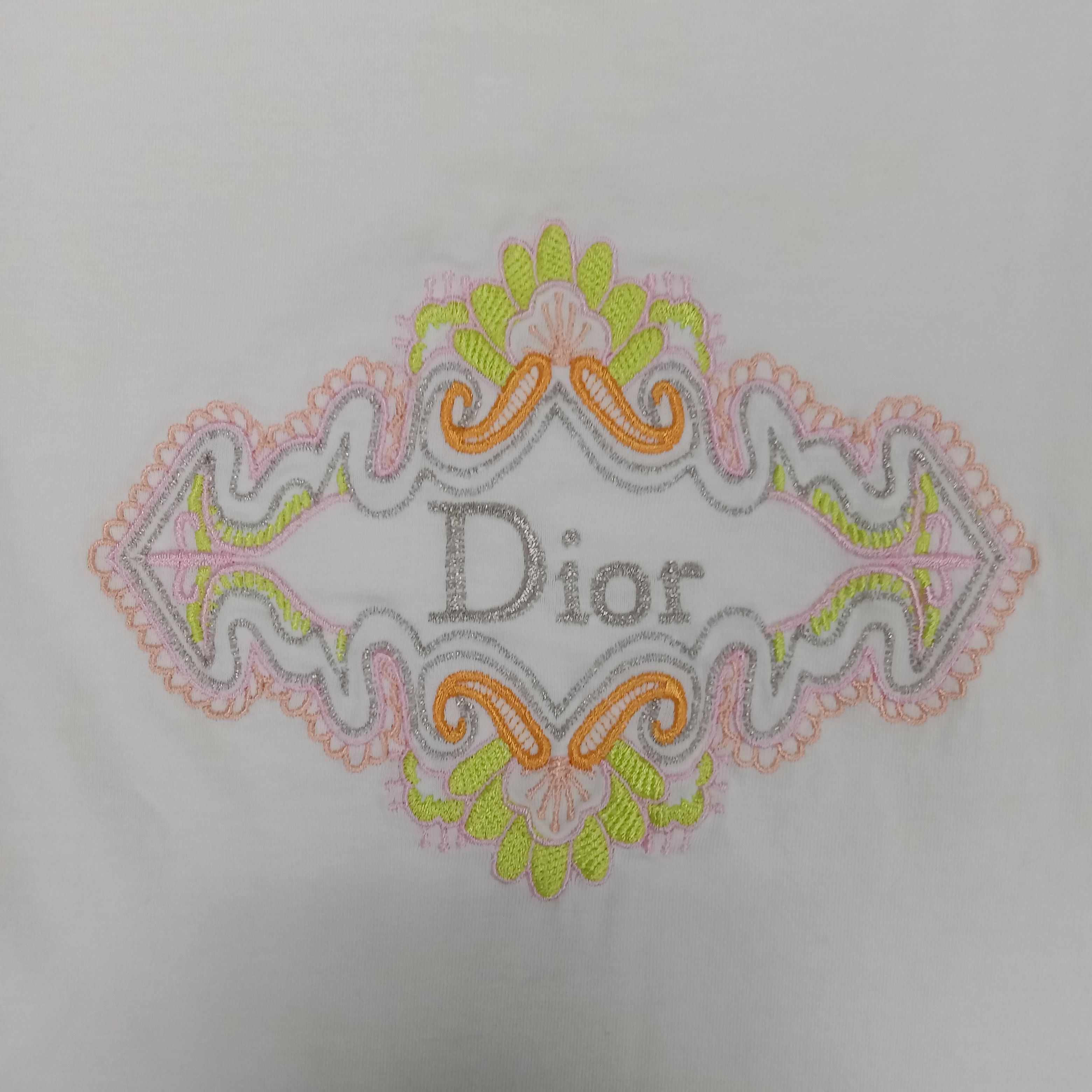 Christian Dior Monsieur × Vintage Christian Dior Italian Brand Center Logo Tshirt Size S / US 4 / IT 40 - 3 Thumbnail