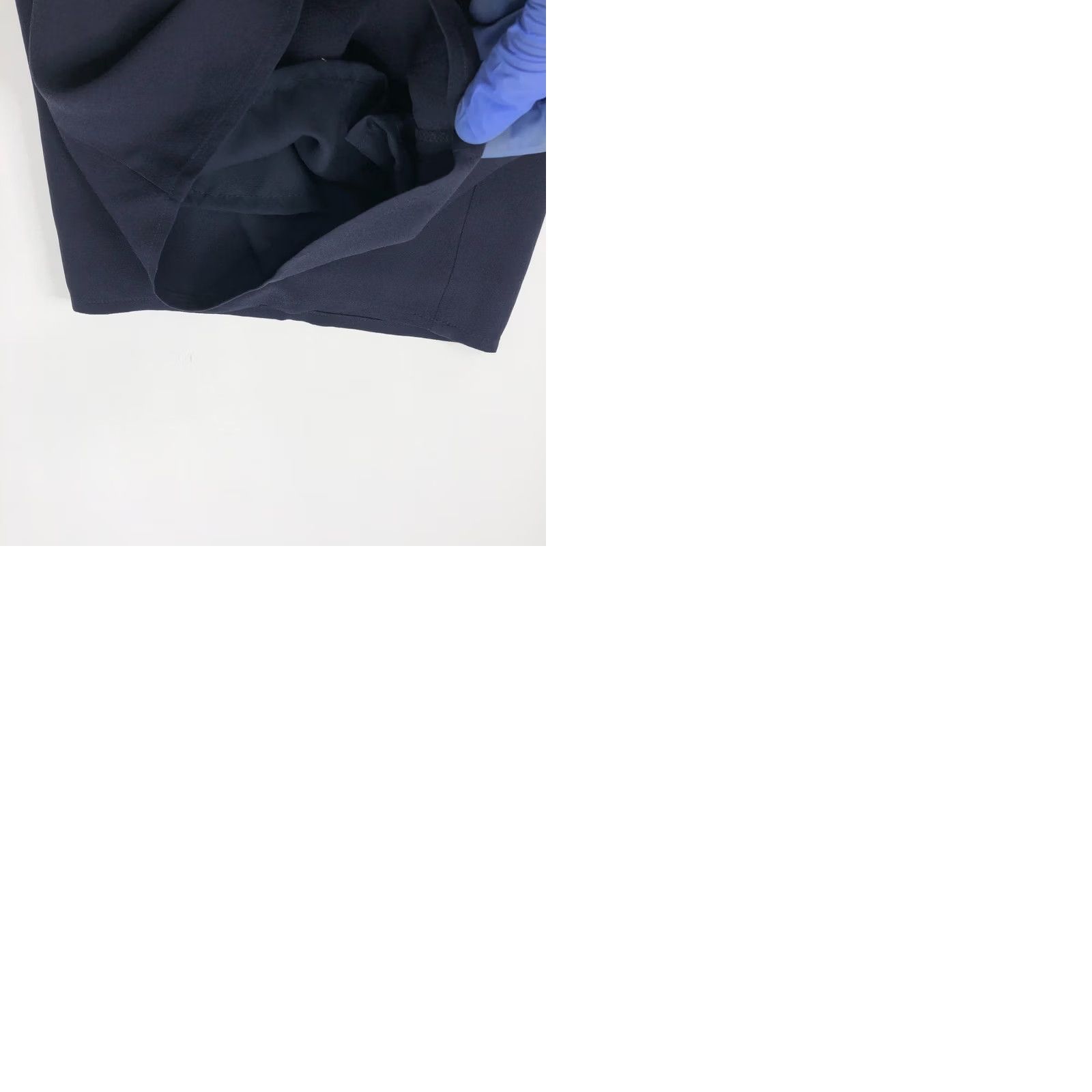 Talbots Talbots Plus 16W Blue Silk Pants High Rise Straight 29L Size 38" / US 16 / IT 52 - 9 Thumbnail