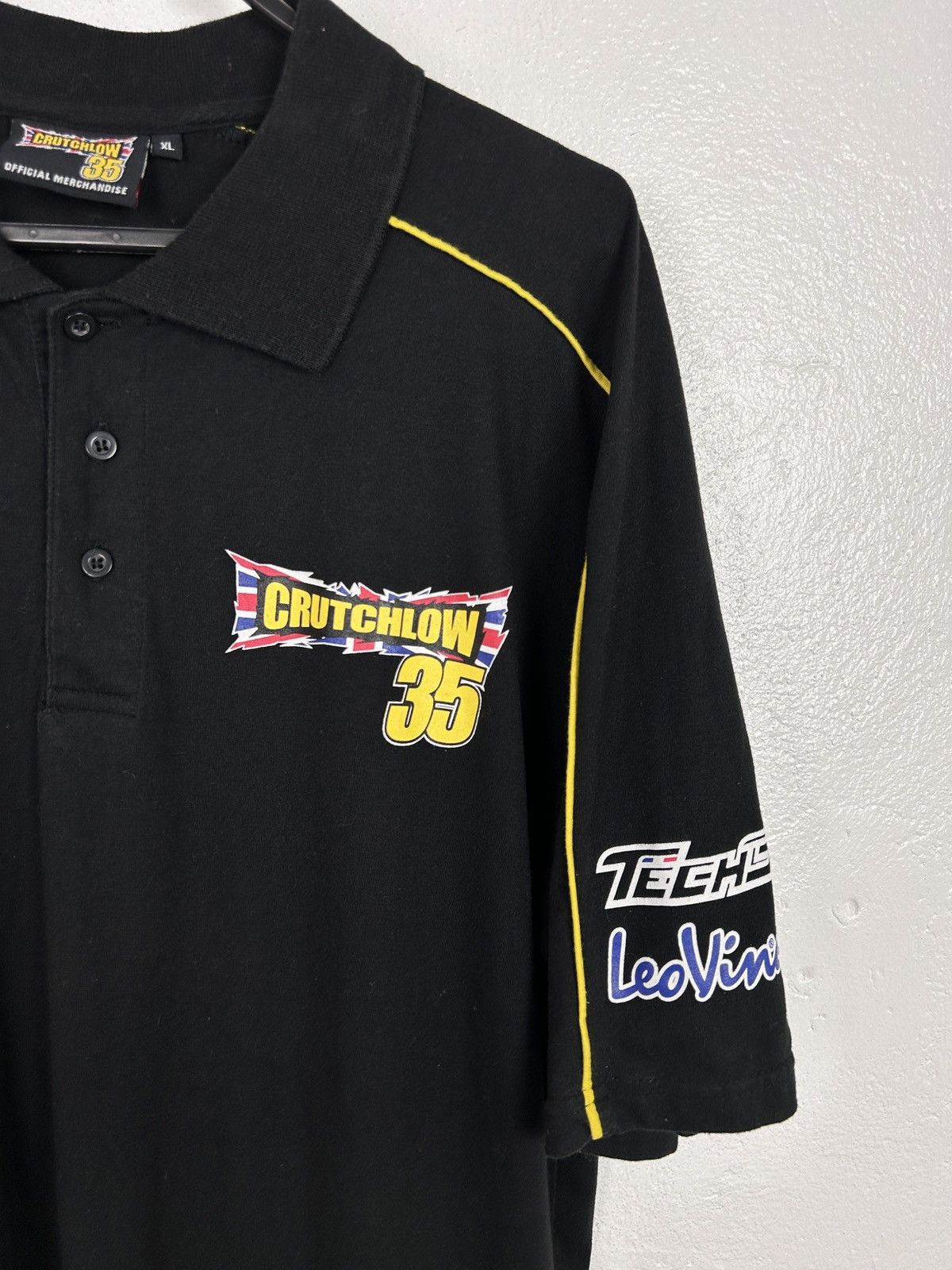 Vintage Vintage Monster Cal Crutchlow MotoGP Racing Polo Shirt Size US XL / EU 56 / 4 - 2 Thumbnail