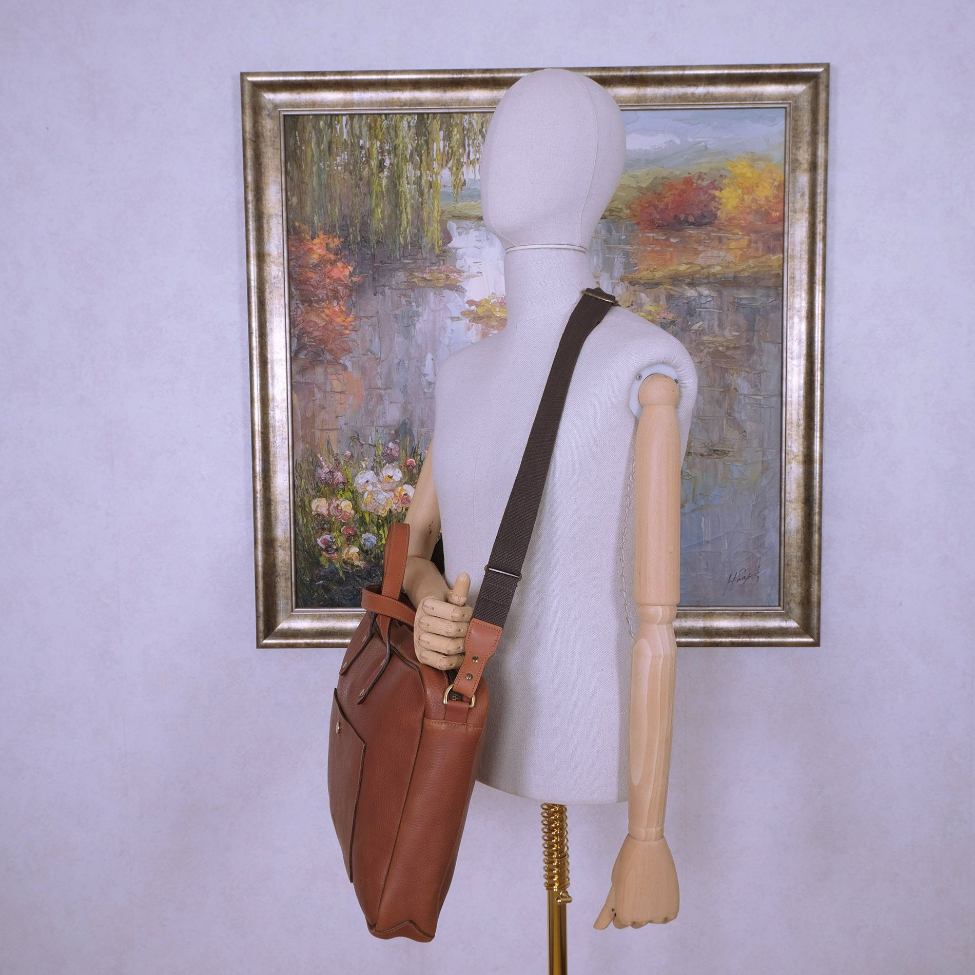 Bill Amberg Studio Bill Amberg, Brown Shoulder Bag, RRP 1128 e Size ONE SIZE - 2 Thumbnail