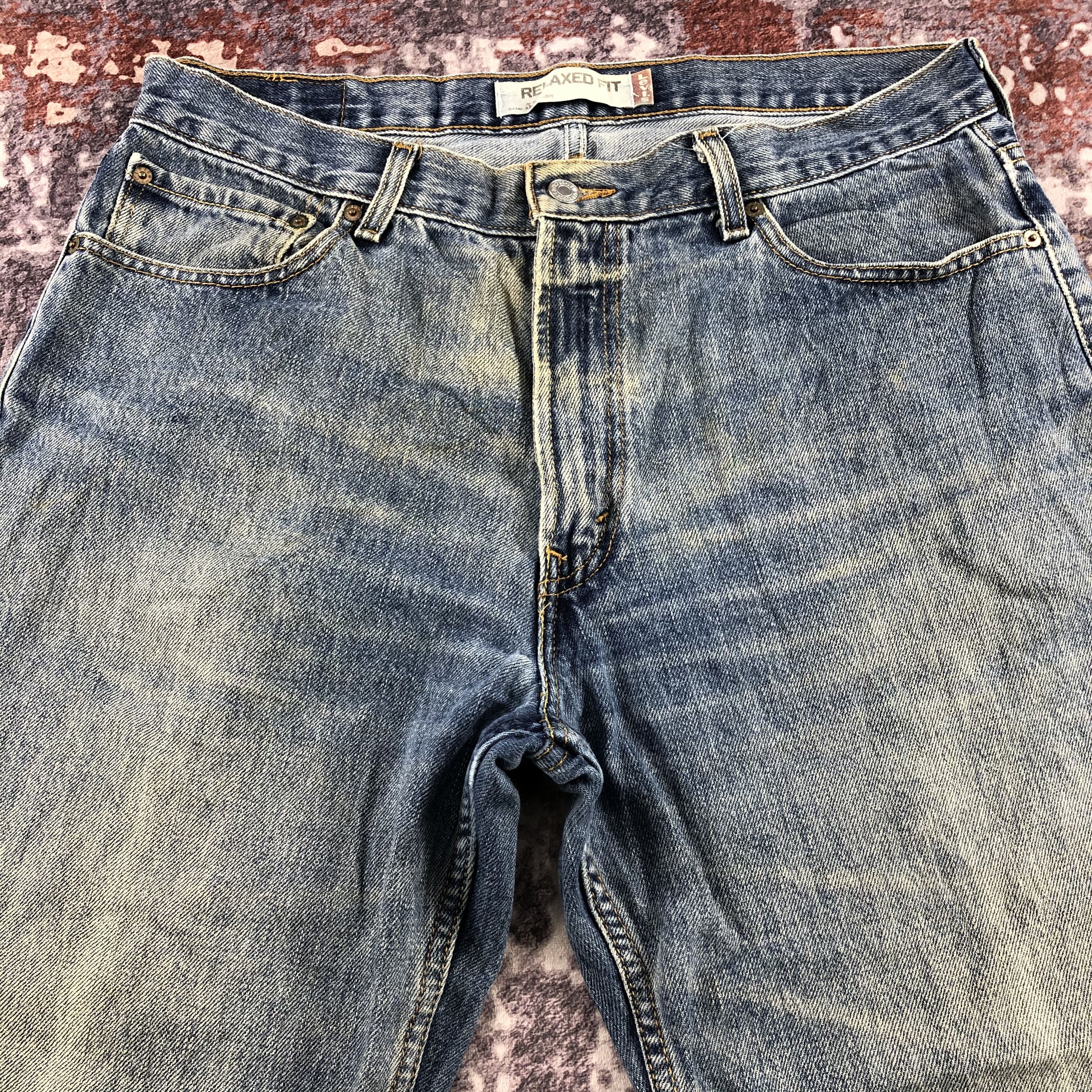 Levi's × Vintage Vintage Blue Wash Levis 550 Jeans-JM3023 Size US 37 - 3 Thumbnail