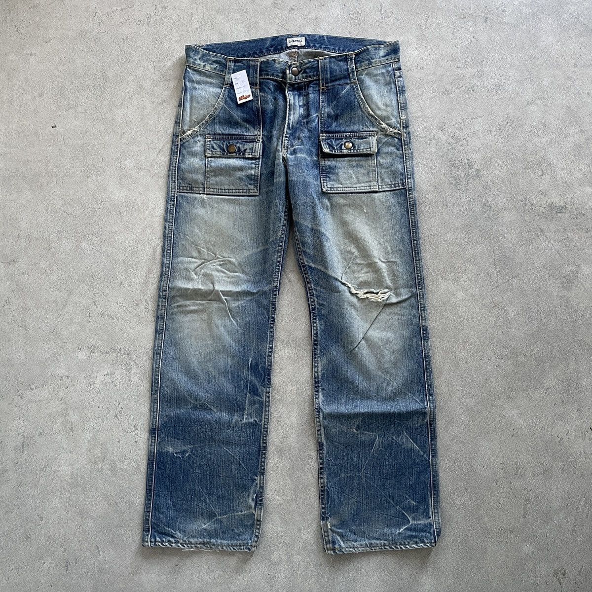 Eternal × Japanese Brand Eternal Bitchu Kurashiki X Japanese Brand X Distressed Denim Size US 33 - 1 Thumbnail
