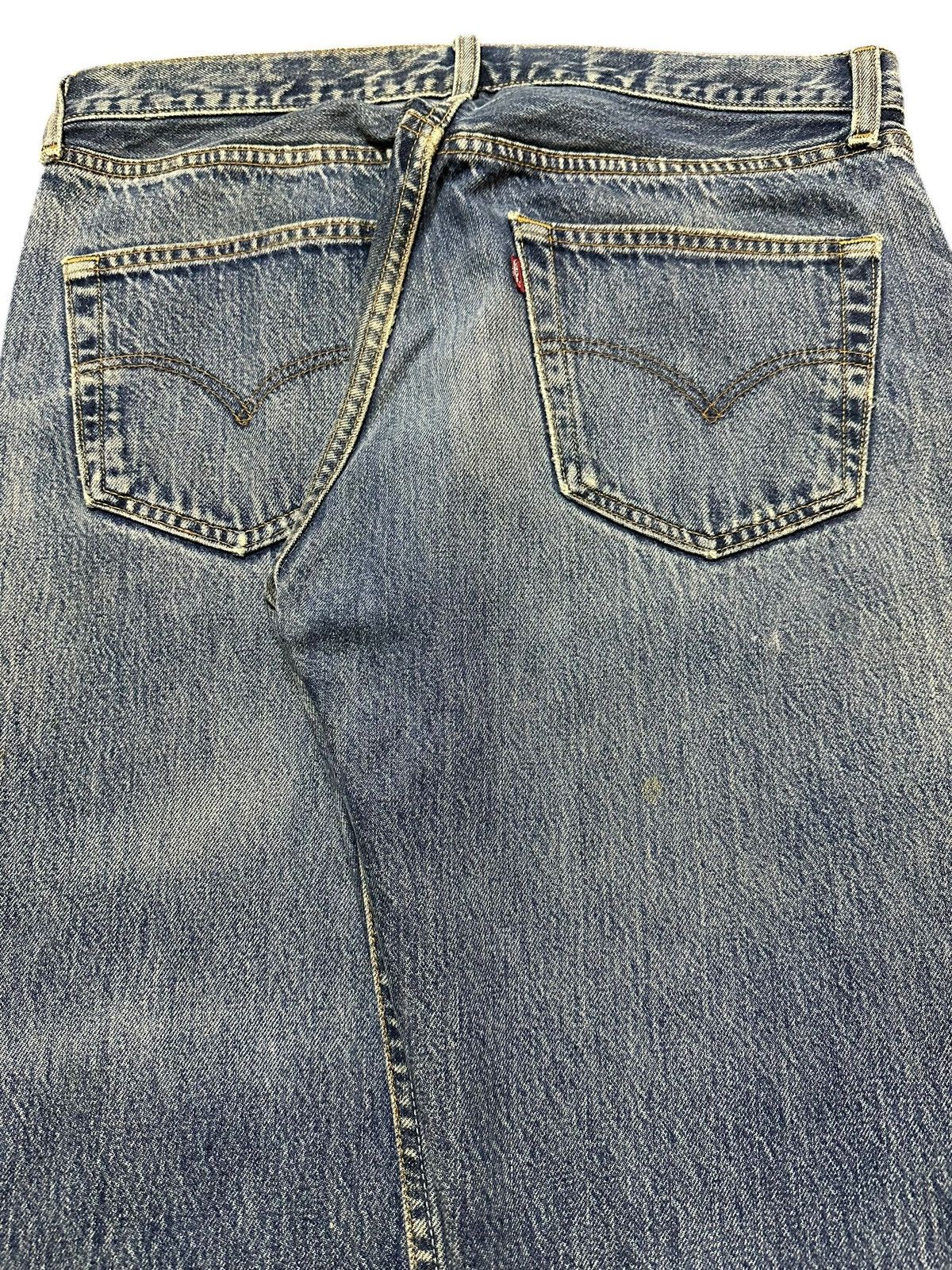 Levi's Vintage 90s Levis 501 Faded Wash Distress Style Loose Jeans Size US 32 / EU 48 - 6 Thumbnail