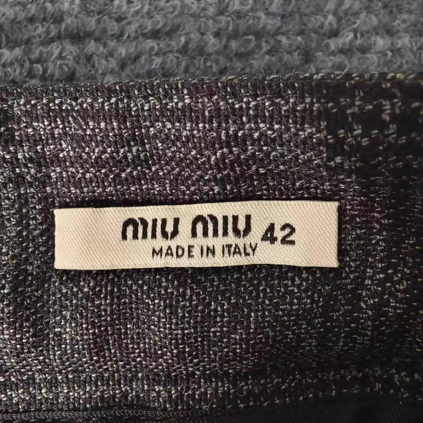 Miu Miu MIU MIU Wool Skirt Women's 42 99 Size 28" / US 6 / IT 42 - 3 Thumbnail