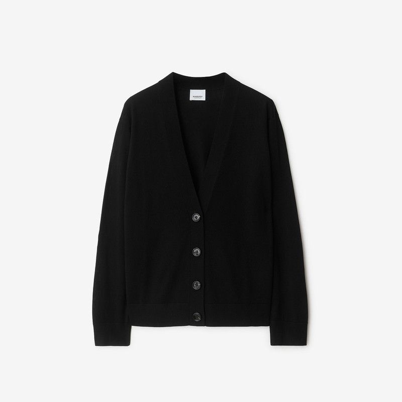 Burberry o1w1db10426 Wool Cardigan in Black Size XS / US 0-2 / IT 36-38 - 1 Preview