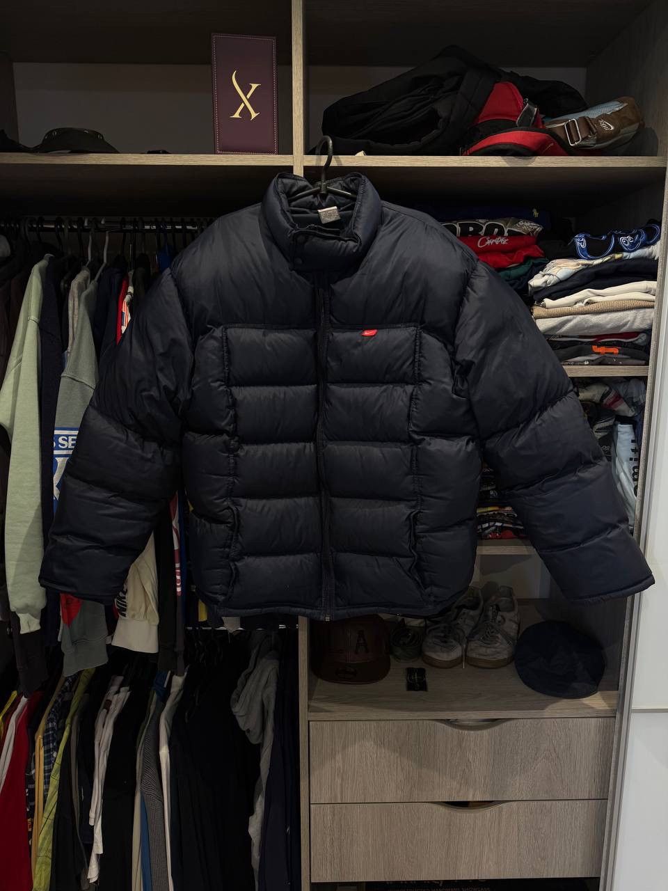 Nike Vintage Nike Puffer Down Jacket Y2K streetwear 90s Size US XL / EU 56 / 4 - 1 Thumbnail