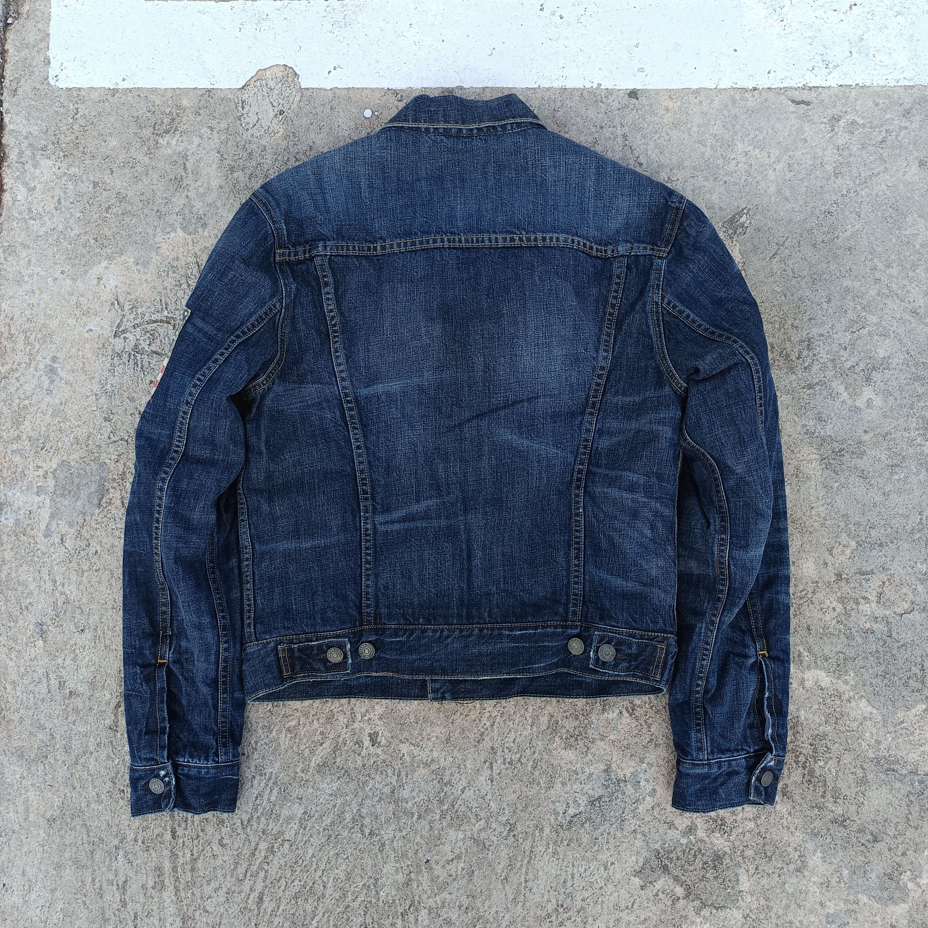 Polo Ralph Lauren Polo Ralph Lauren Usa Flag Patch Denim Sherpa Jacket Size US S / EU 44-46 / 1 - 2 Thumbnail
