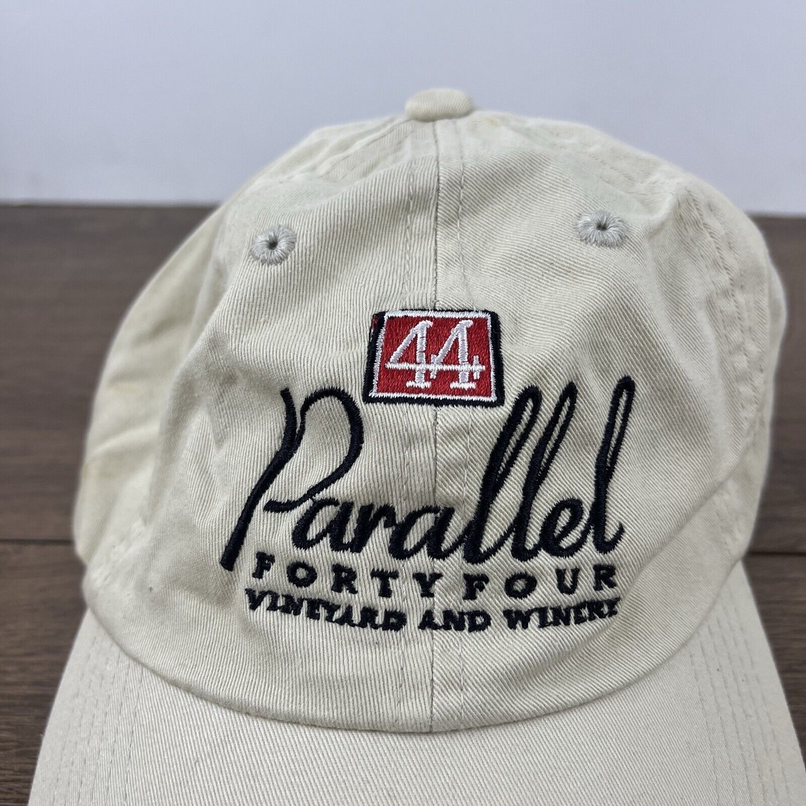 Other Parallel Forty Four Hat Vineyard 44 White Hat Adjustable Whi Size ONE SIZE - 9 Thumbnail