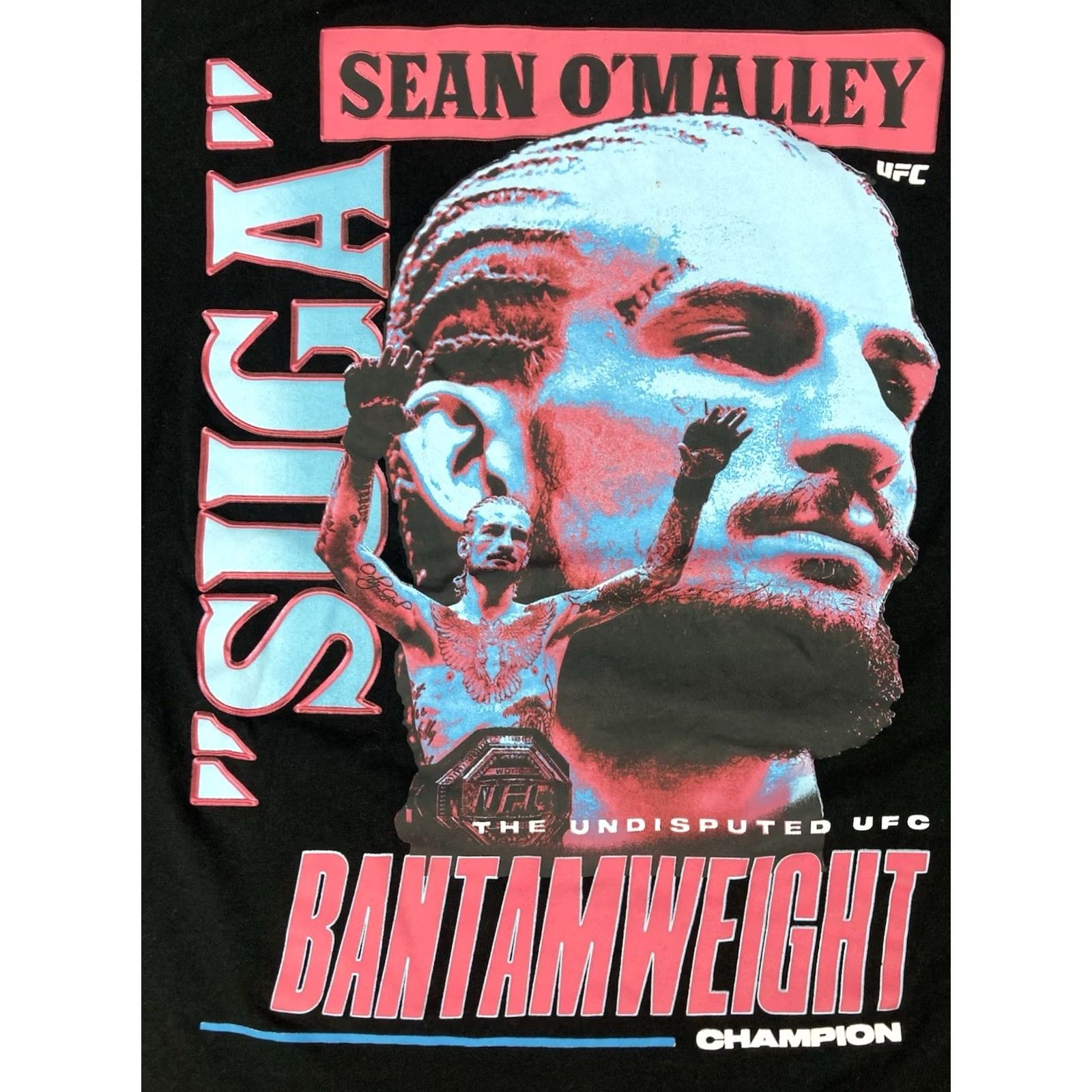 UFC UFC Sean Suga O'malley Bantamweight Champion Graphic T-shirt Men XL Black Size US XL / EU 56 / 4 - 2 Thumbnail