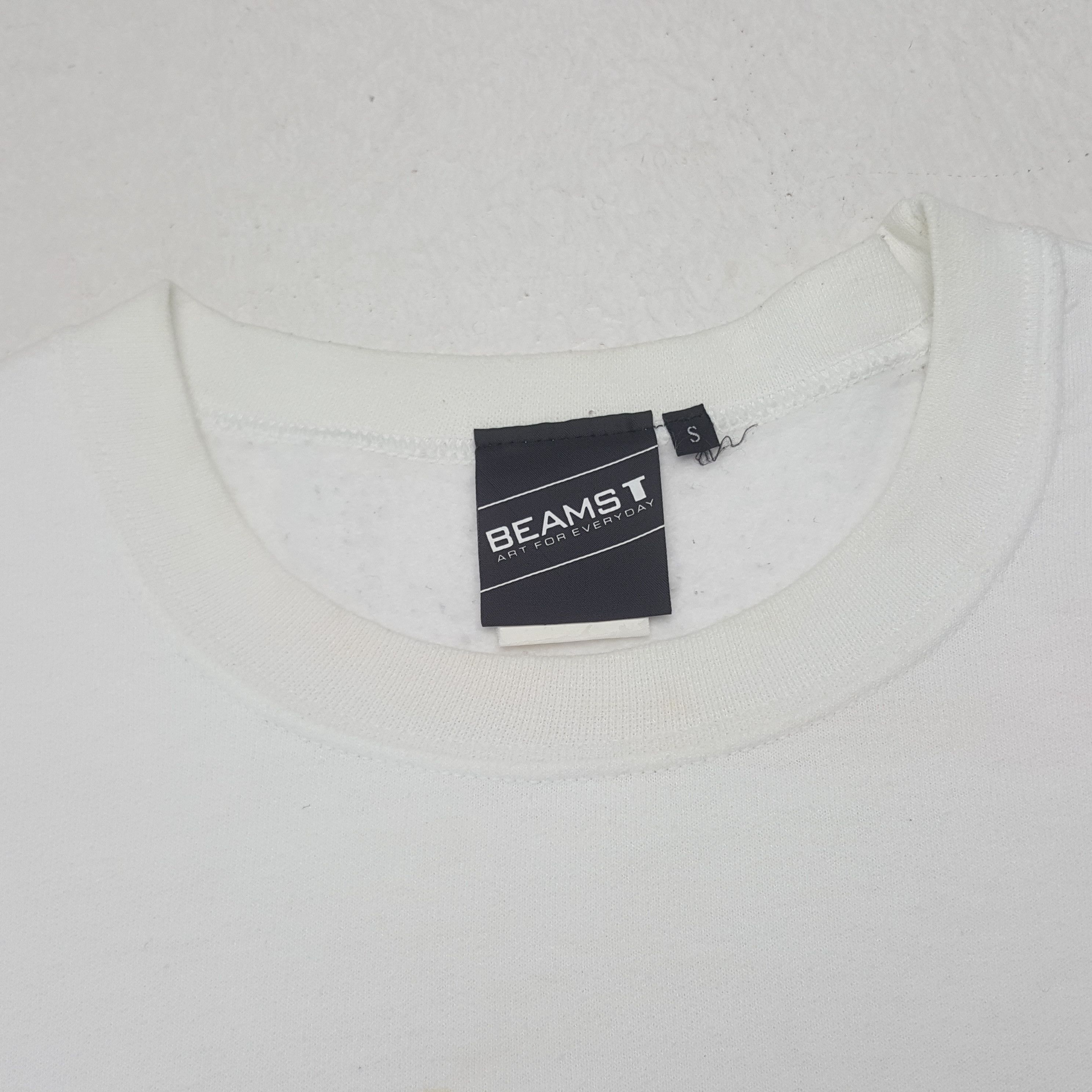 Beams Japan Vintage Beamst Neko Cat Japanese Sweatshirt C287N31 Size US S / EU 44-46 / 1 - 4 Thumbnail
