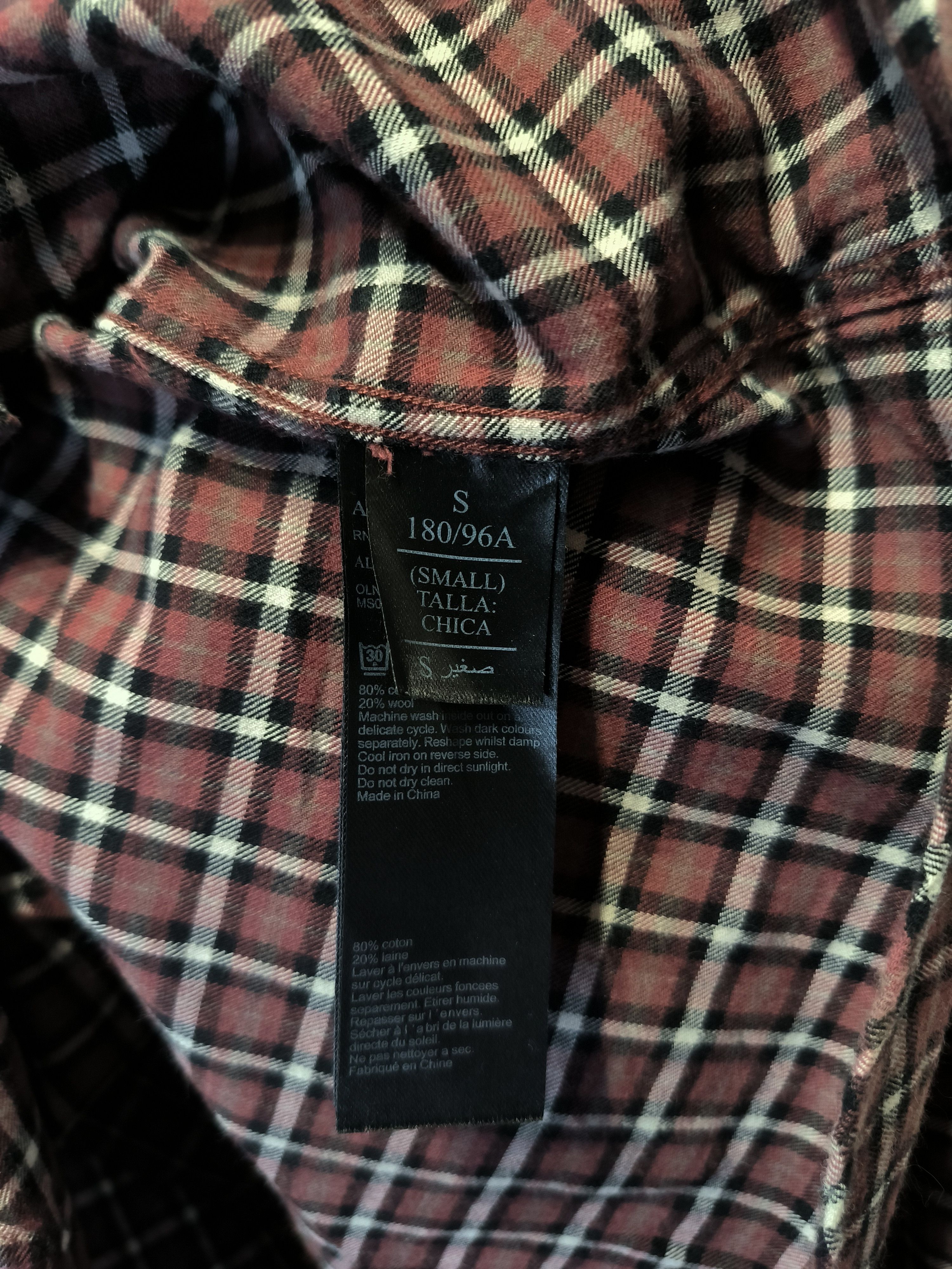 Allsaints Allsaints Shirt Button-Up Long Sleeve Checked Size US S / EU 44-46 / 1 - 5 Thumbnail