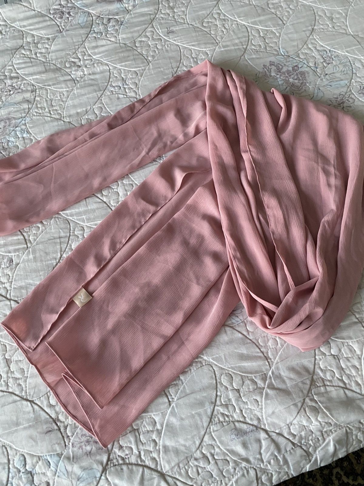 Other VOILE CHIC Premium Chiffon Light Pink Hijab Scarf For Women Size ONE SIZE - 5 Thumbnail