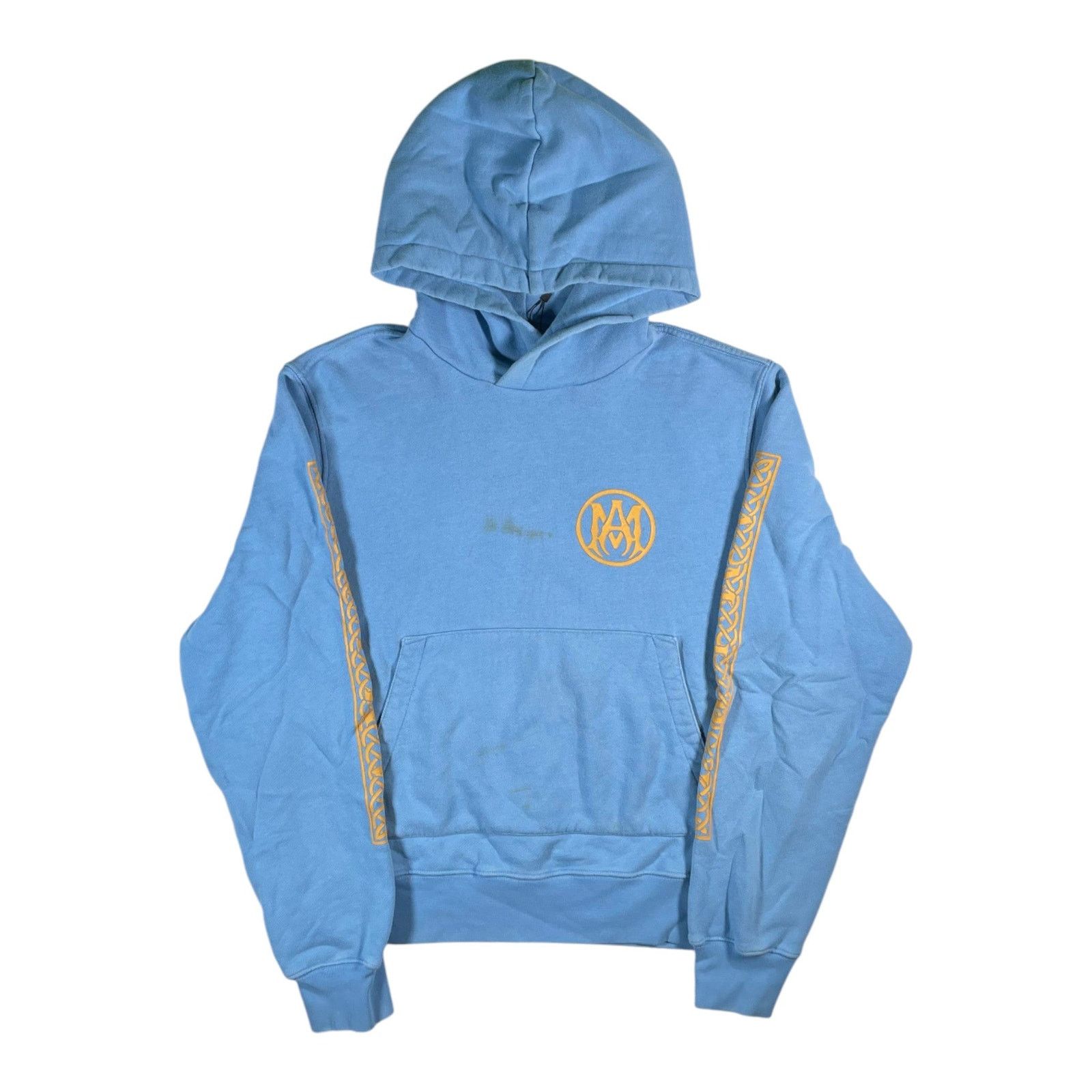 Amiri Amiri Ouija Board Baby Blue & Yellow Hoodie Size US L / EU 52-54 / 3 - 1 Thumbnail