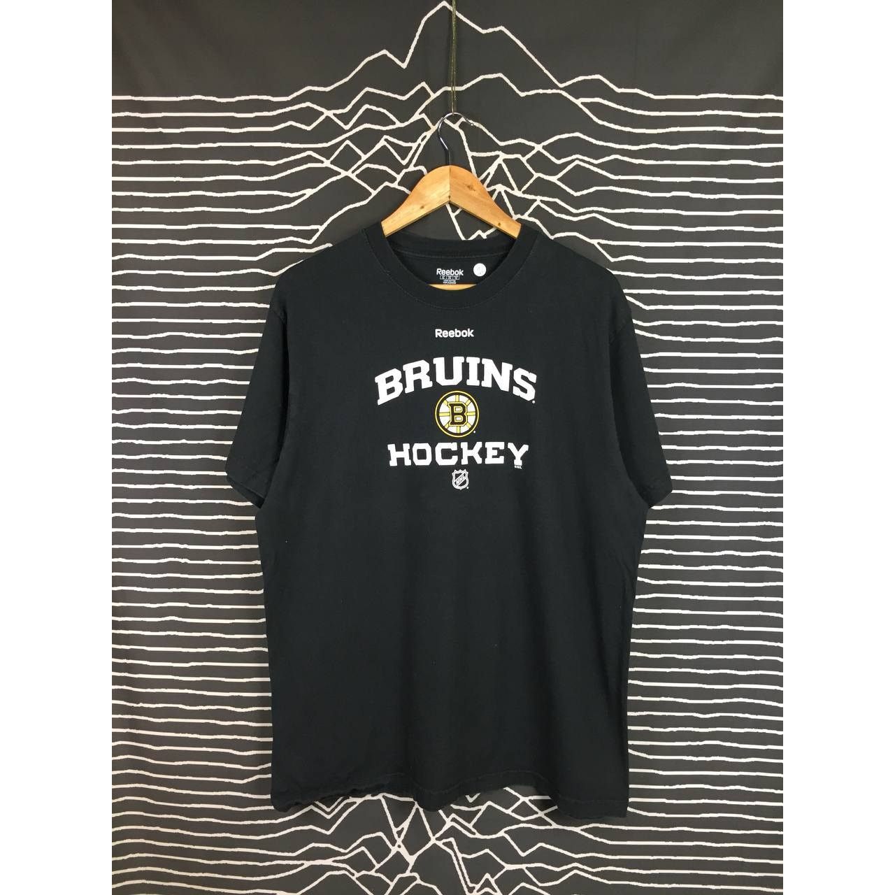 NHL × Reebok × Vintage Vtg Reebok NHL Boston Bruins Logo Ice Hockey Team Tee Size US XL / EU 56 / 4 - 2 Thumbnail