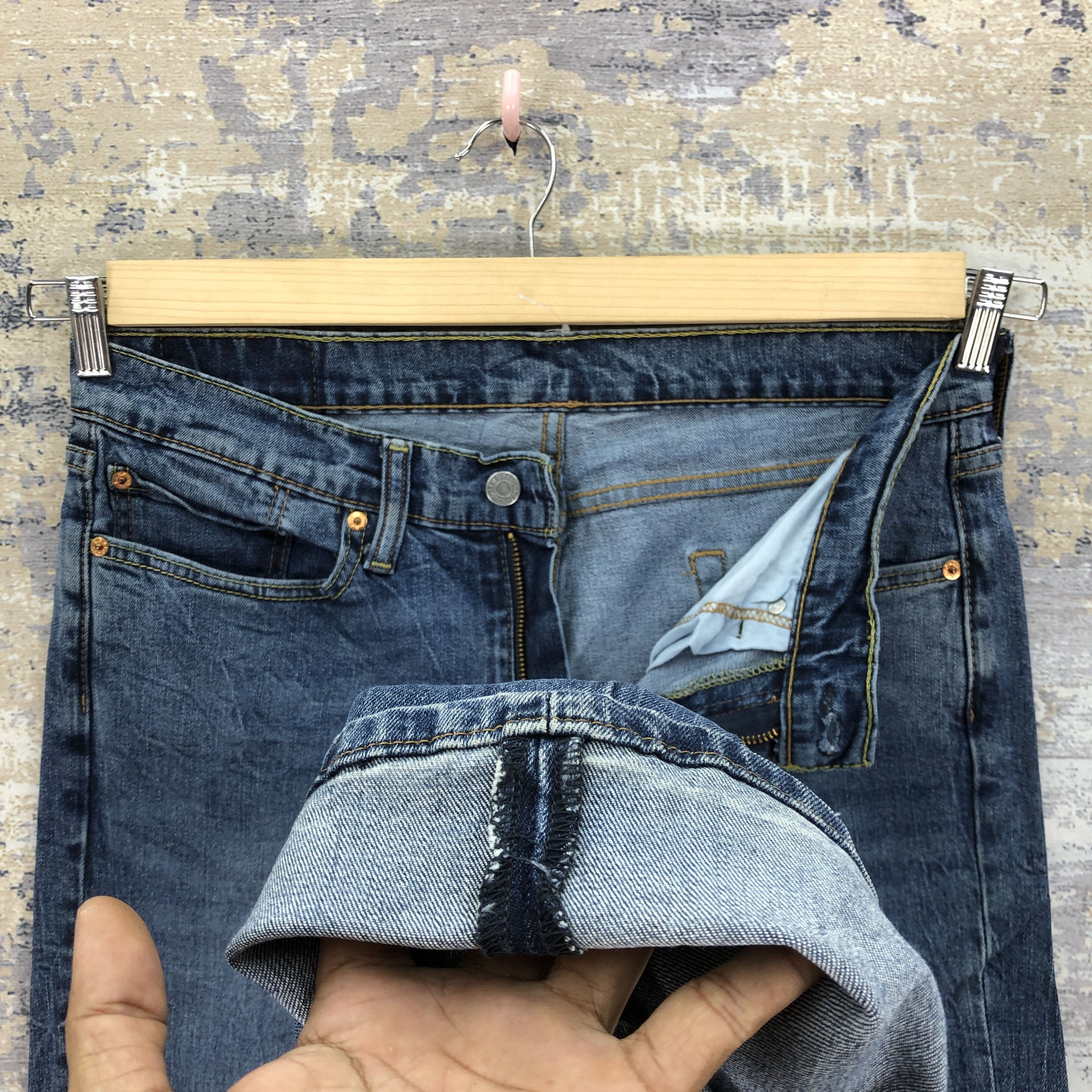 Levi's Vintage Levis 514 Jeans Levi's Faded Kight Wash Denim Size US 30 / EU 46 - 8 Thumbnail