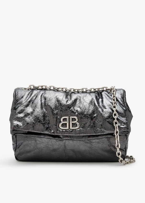 Balenciaga o1bcso1str0325 Size: OS / Monaco Medium Chain Bag Size ONE SIZE - 1 Thumbnail