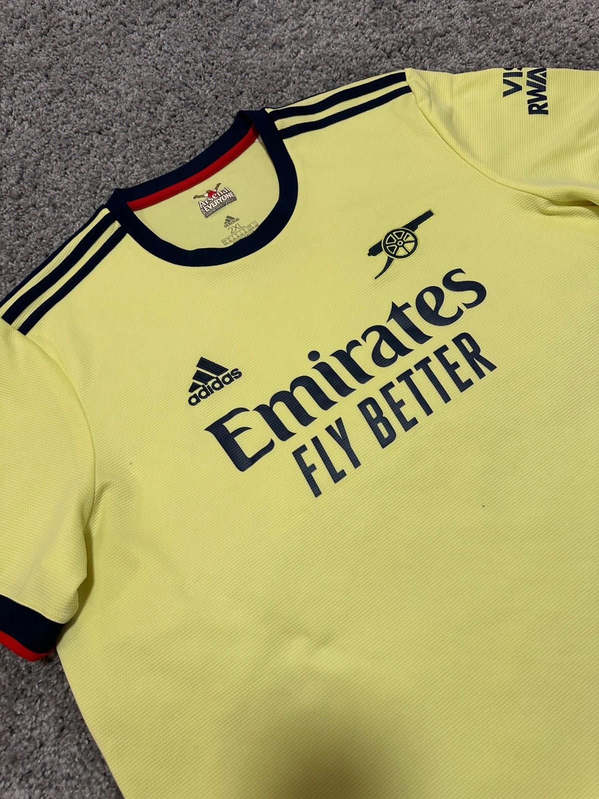 Adidas Adidas Arsenal 2021-22 AWAY Footall Shirt Soocer Jersey XXL Size US XXL / EU 58 / 5 - 4 Thumbnail