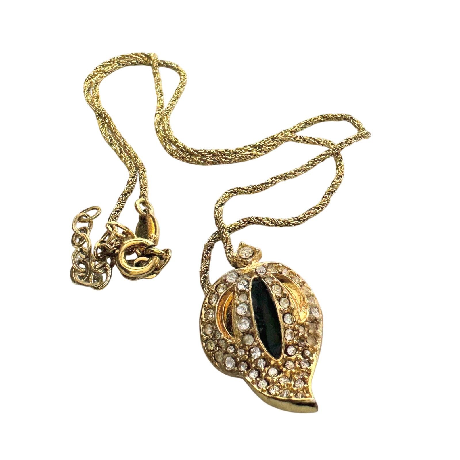 Dior Christian Dior Germany Vintage Gold-Plated Leaf Necklace Size ONE SIZE - 16 Thumbnail