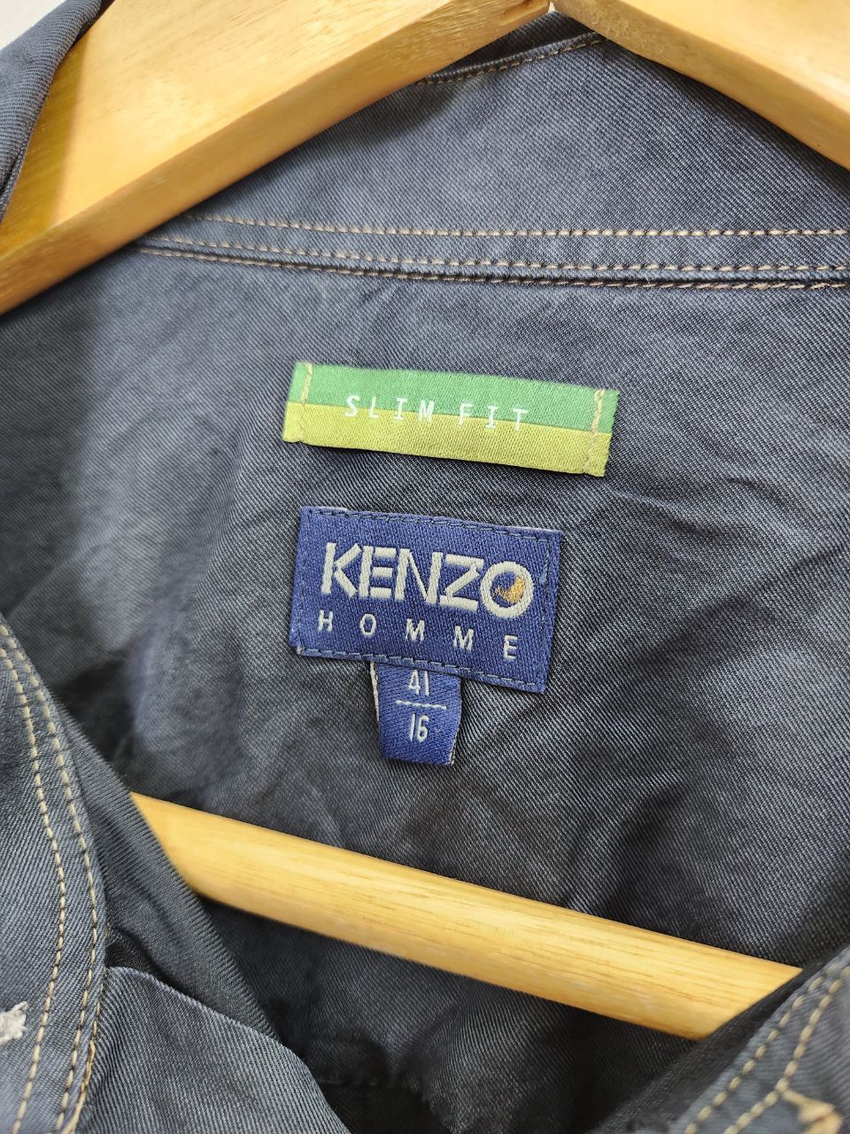 Kenzo Vintage Kenzo Home Button Up Shirt Y2K Streetwear Size US M / EU 48-50 / 2 - 10 Thumbnail
