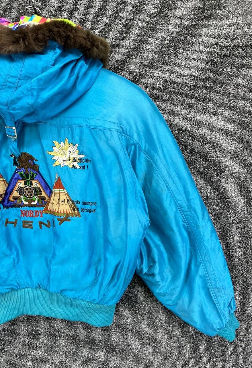 Japanese Brand Vintage Phenix Rare Backhit Fur Hoodie Ski Jacket Size M / US 6-8 / IT 42-44 - 4 Thumbnail