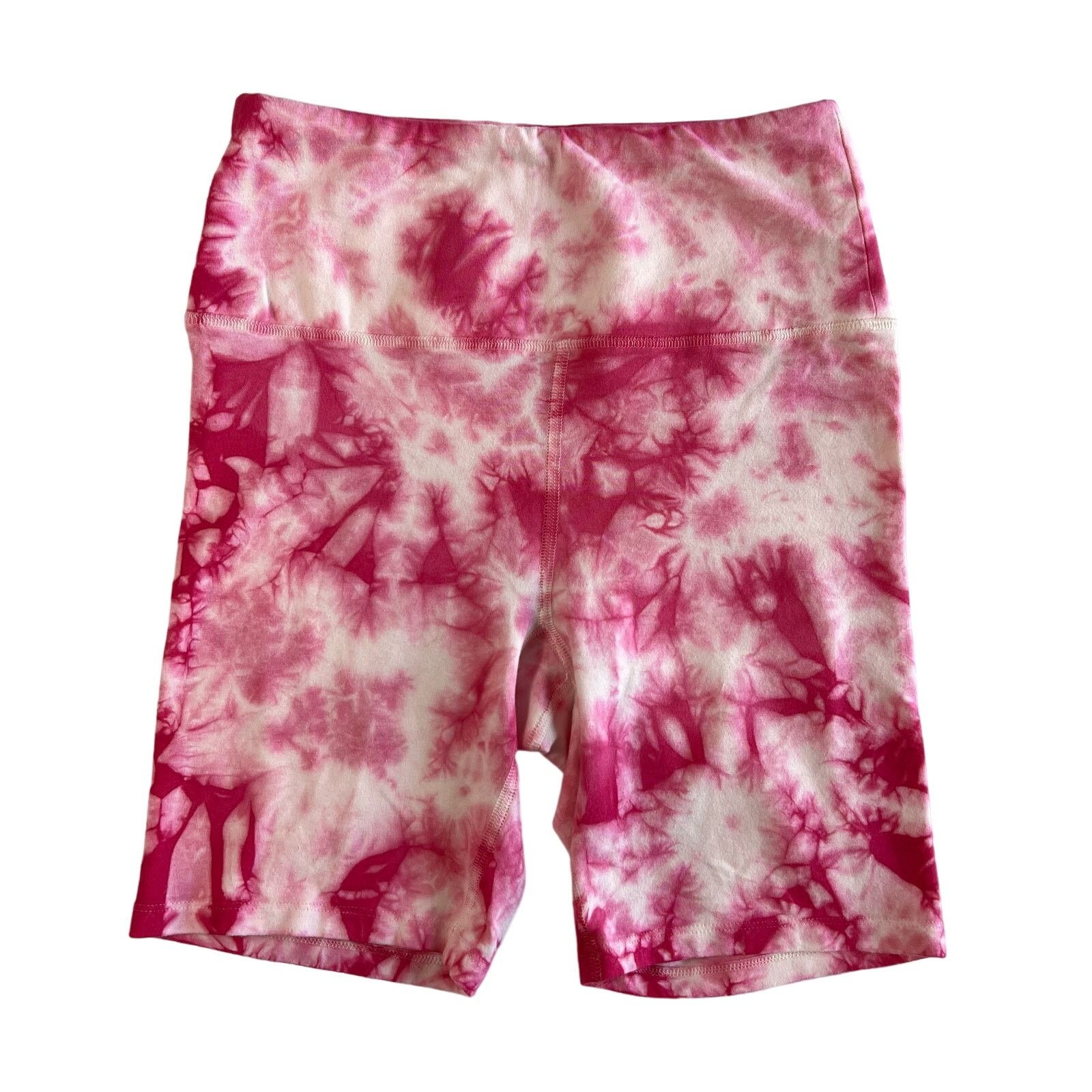 Champion Champion Women's Small Tie-Dye Pink Biker Shorts 7" Inseam Size 25" / US 0 / IT 36 - 1 Thumbnail