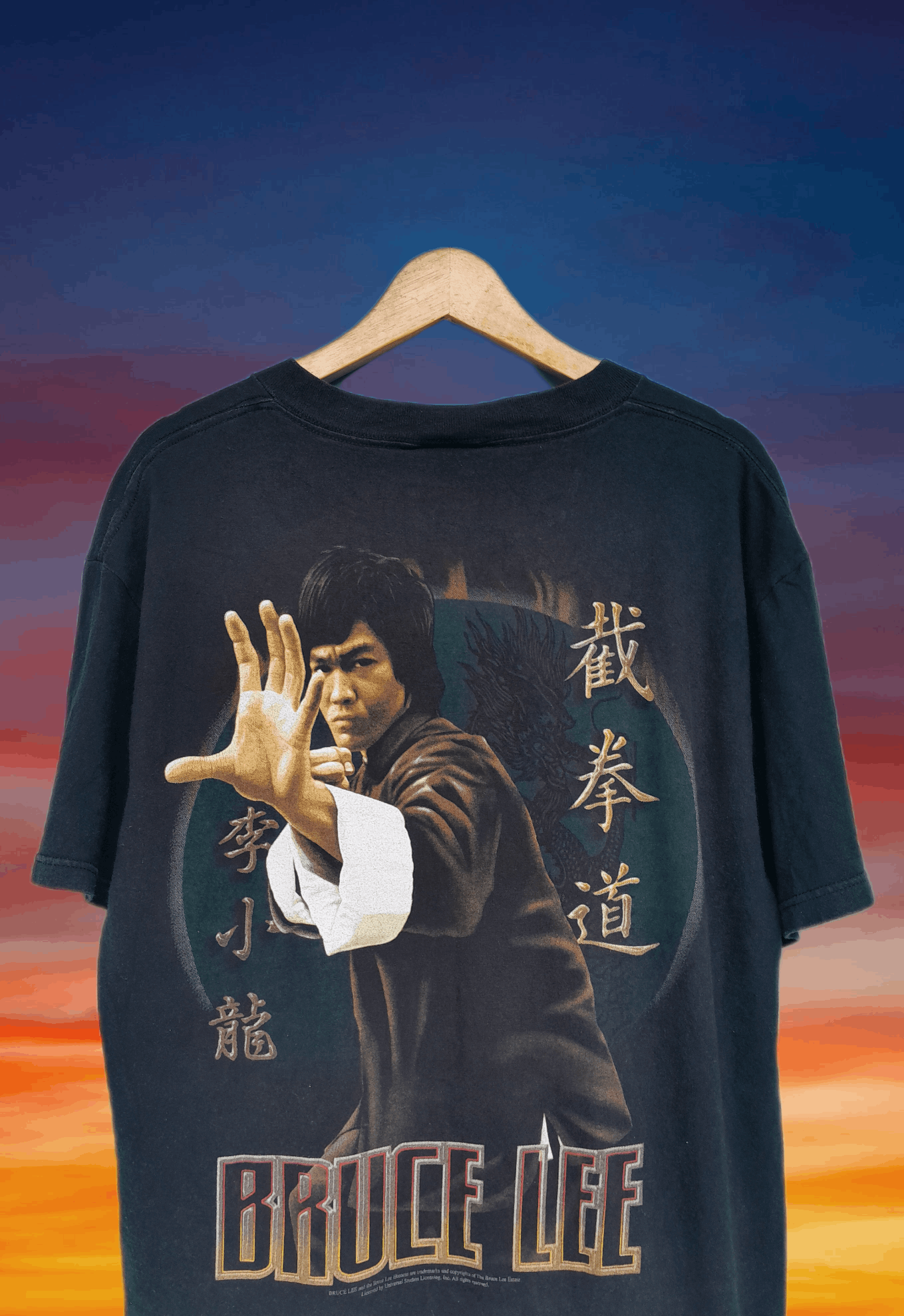 Universal Studios Vintage 90s BRUCE LEE Movie Universal Studios promo t-shirt Size US L / EU 52-54 / 3 - 3 Thumbnail