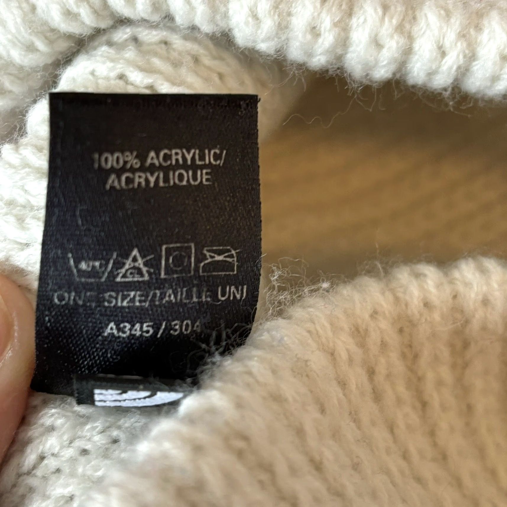The North Face The North Face Beanie White Knit Women One Size Size ONE SIZE - 8 Thumbnail