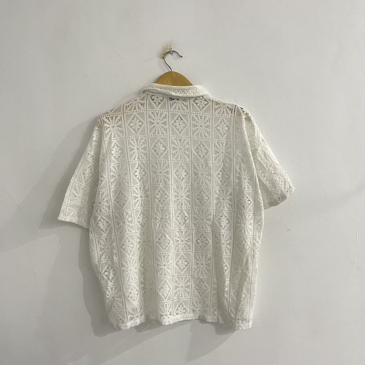 Issey Miyake Niko And Unique Crochet Shirt Size US M / EU 48-50 / 2 - 7 Thumbnail