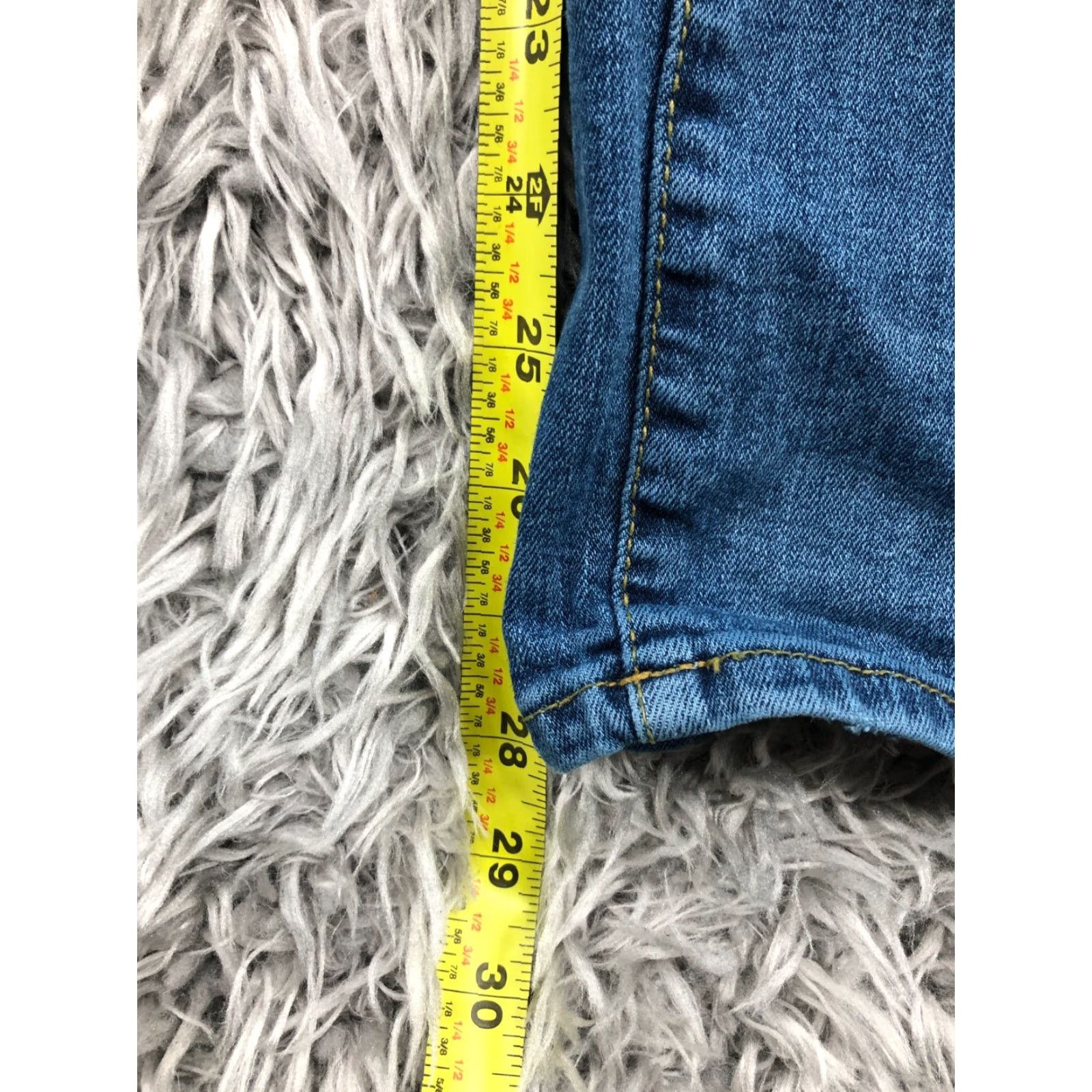 Vintage Aéropostale Jeans Slim Straight 30x30 Womens Medium Wash Blue Modern American Classic Logo 5-Pocket Size 30" / US 8 / IT 44 - 3 Thumbnail