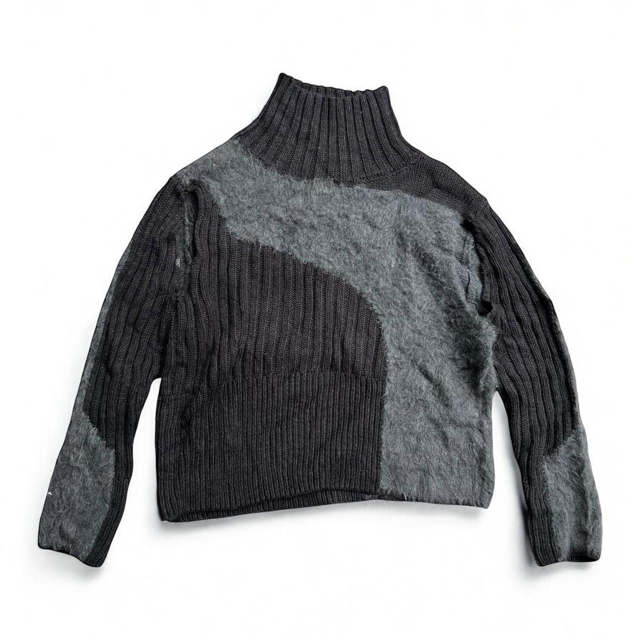 No Faith Studios Black and grey NO FAITH STUDIOS longsleeve sweater Size S / US 4 / IT 40 - 1 Thumbnail