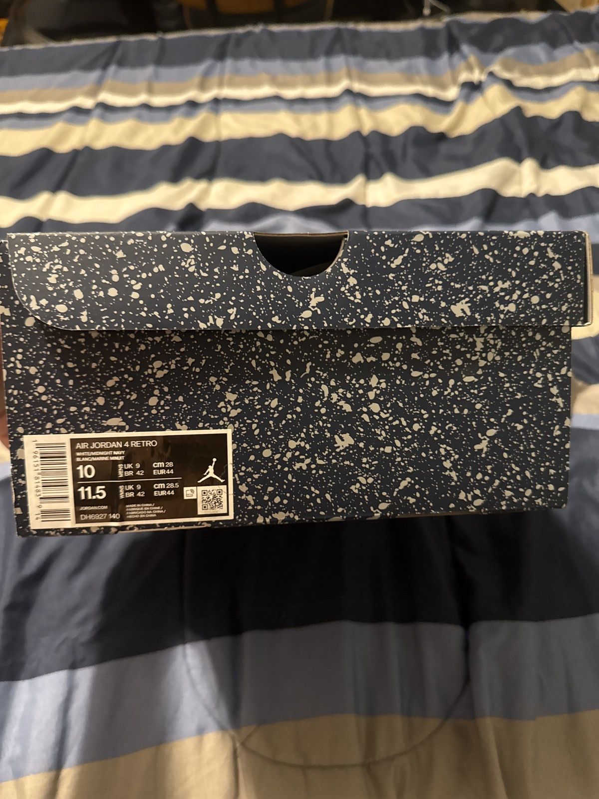 Jordan Brand Jordan 4 Retro Midnight Navy Size US 10 / EU 43 - 7 Thumbnail