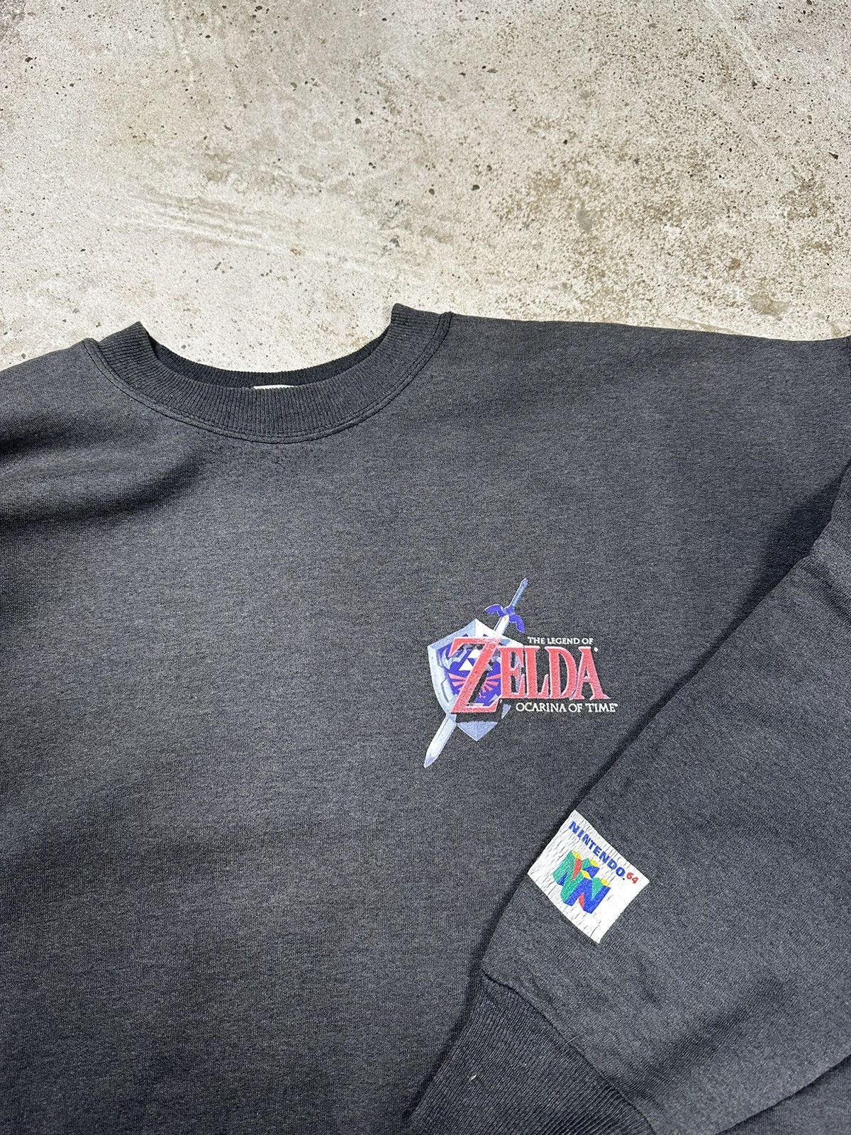 Nintendo ‼️ Vintage 90s Zelda Ocarina Of Time Nintendo 64 Promo Jumper Size US XL / EU 56 / 4 - 1 Thumbnail