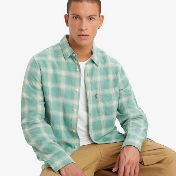 Levi's Levi's Sunset 1 Pocket Plaid Red Tab Raphael Gridded Standar Size US M / EU 48-50 / 2 - 1 Thumbnail